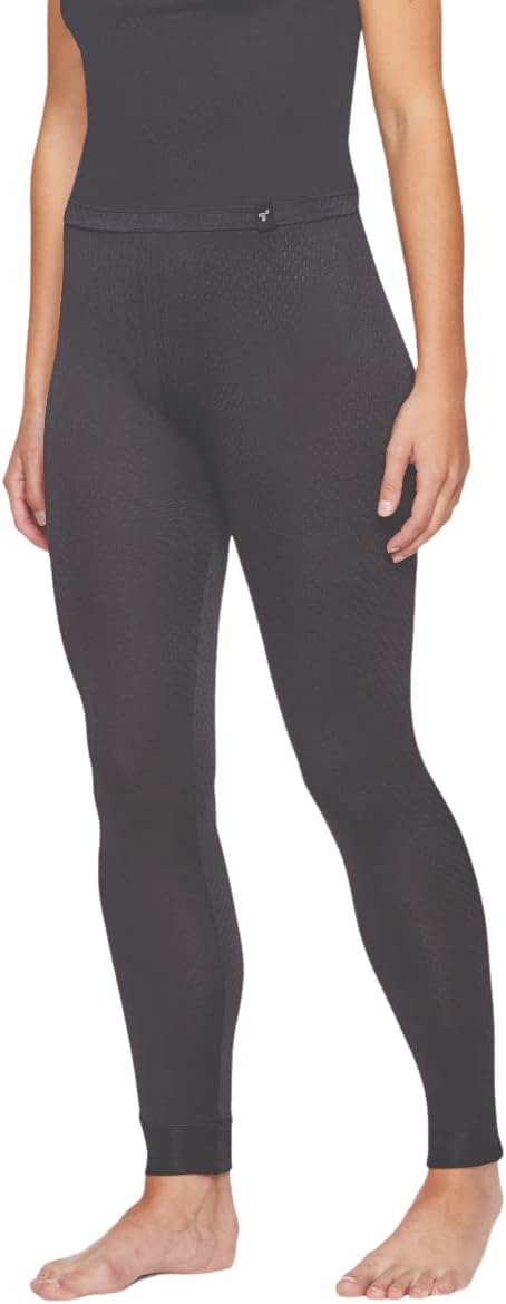 بنطال Terramar النسائي من Thermasilk Pointelle