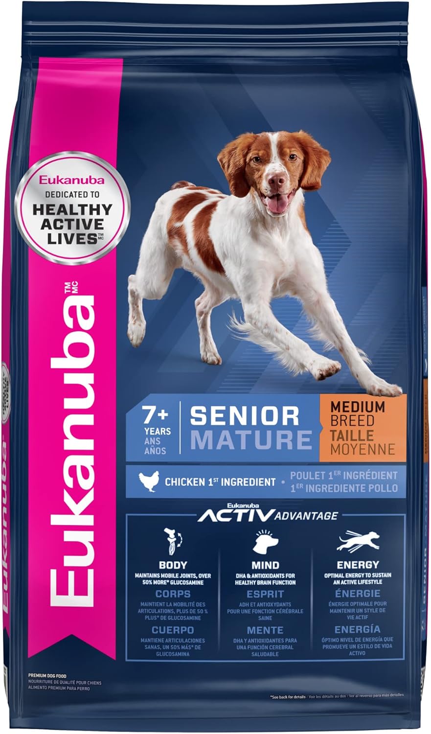 Eukanuba Senior Medium Breed Dry Dog Food, 15 lb · v4