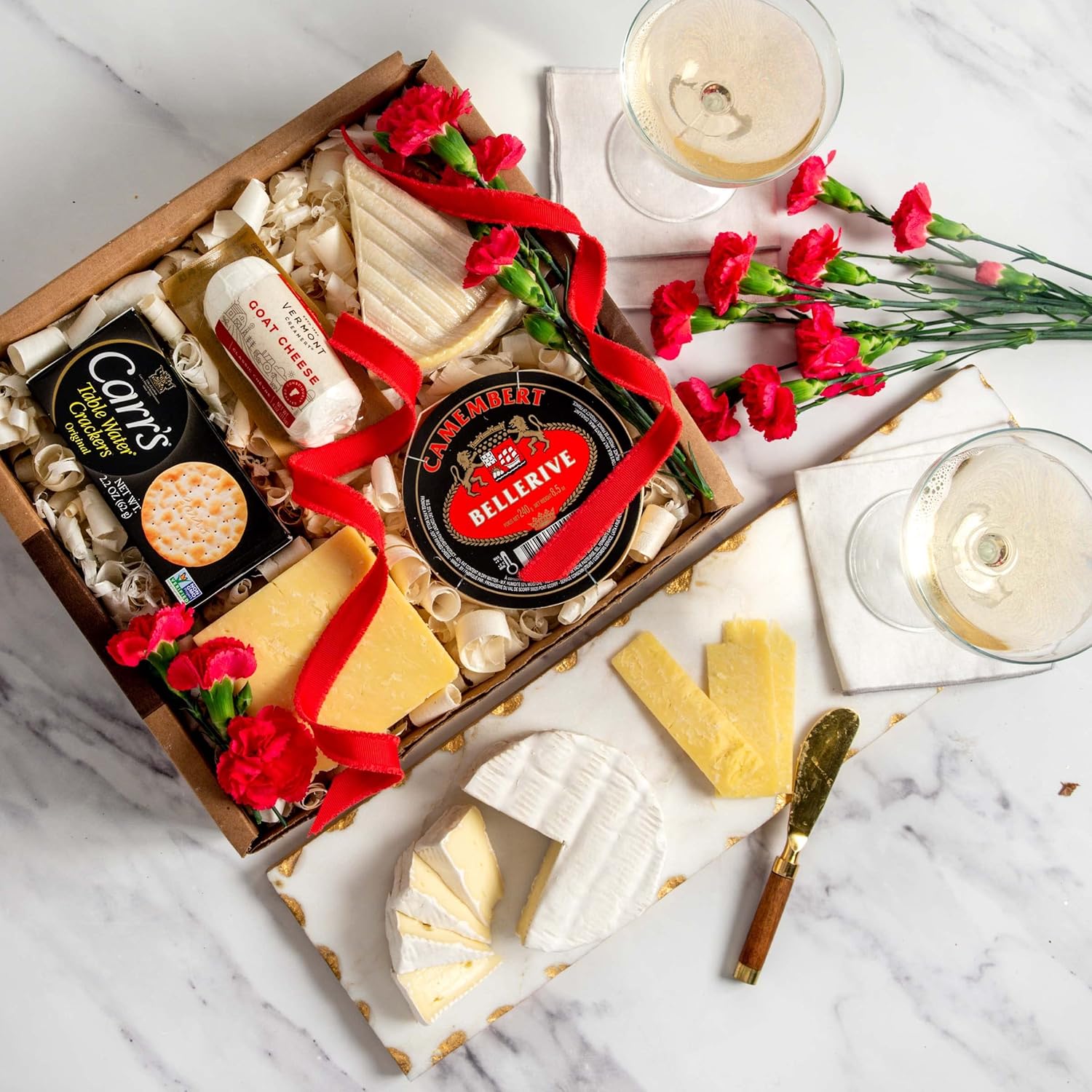 igourmet Mouthwatering Champagne Cheese Sampler and Assortment in Gift Box (26.2 ounce) · v2