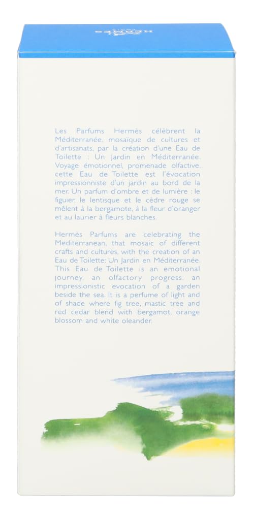 Un Jardin En Mediterranee di Hermes per donne. Eau De Toilette Spray 3,3 once