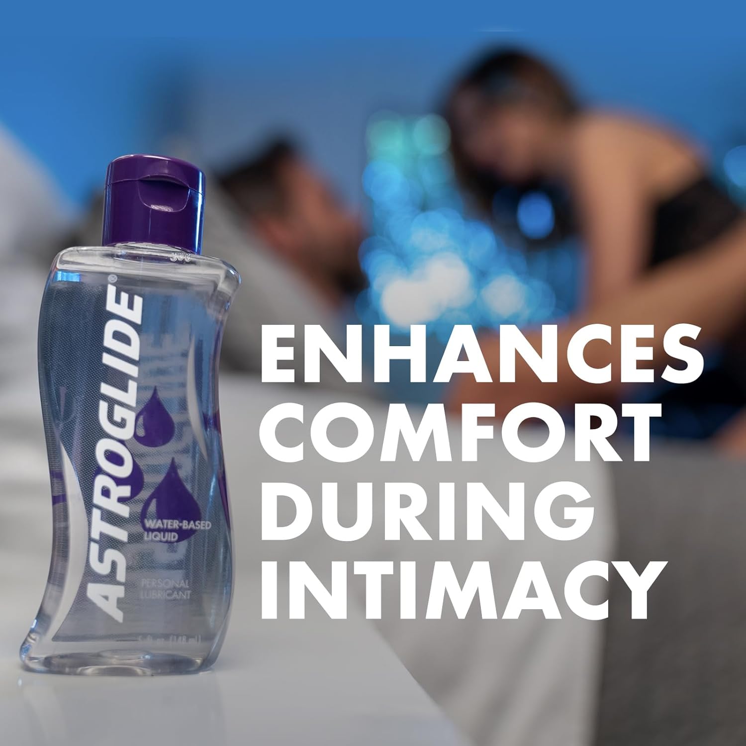 Astroglide Water Based Lube (5oz), Liquid Personal Lubricant, Sex Lube, Long-Lasting for Men, Women and Couples, Safe for Toys · v2