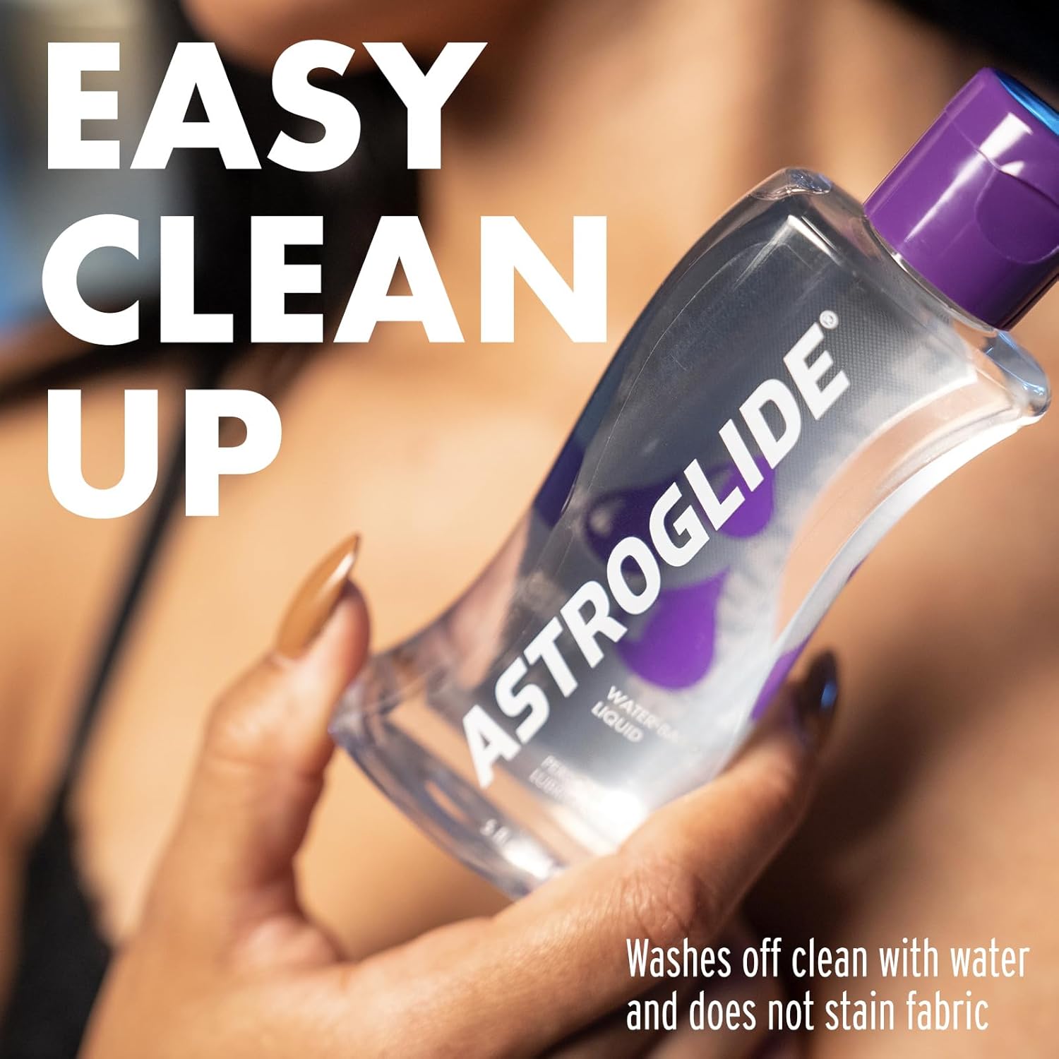 Astroglide Water Based Lube (5oz), Liquid Personal Lubricant, Sex Lube, Long-Lasting for Men, Women and Couples, Safe for Toys · v2