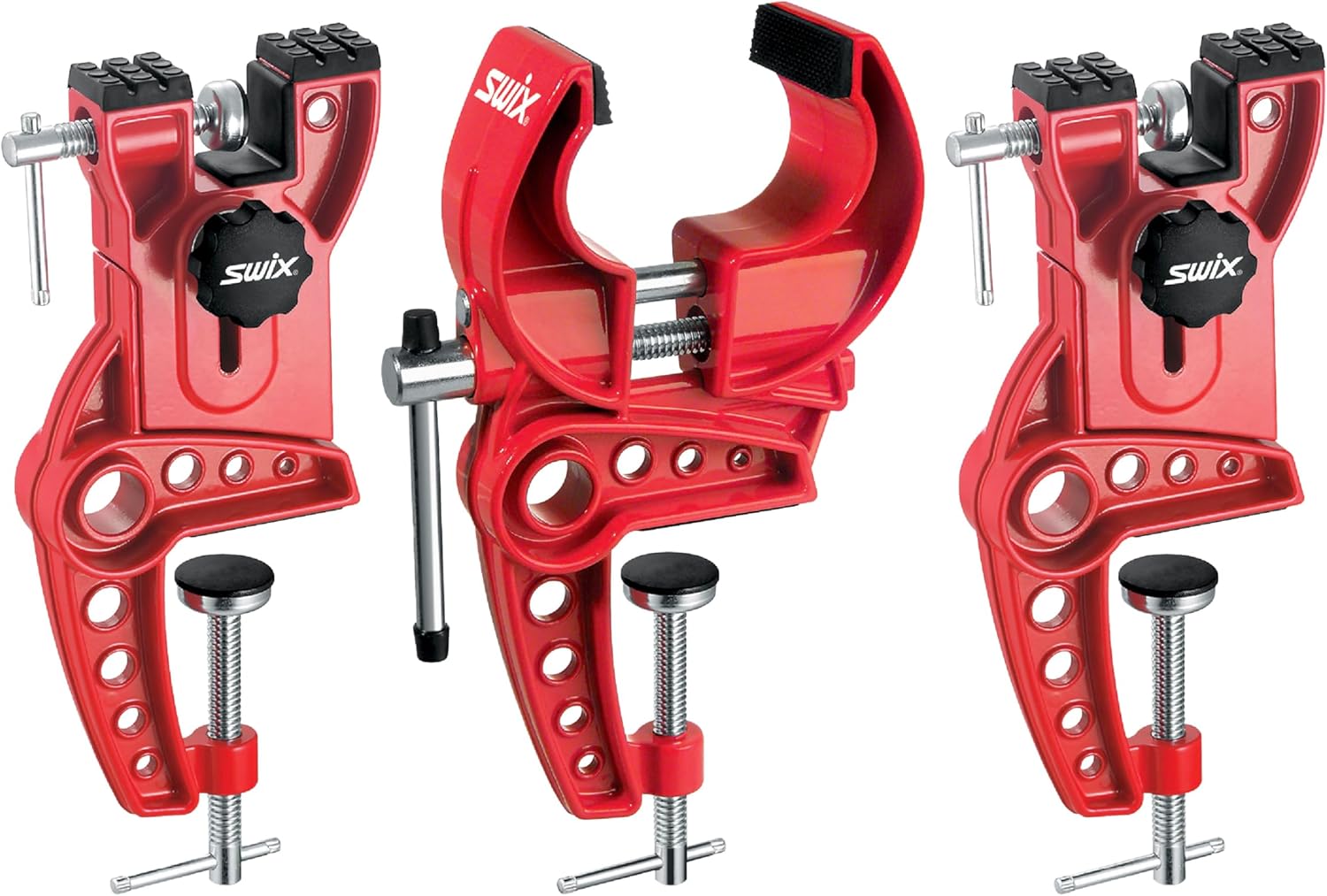 SWIX T149-50 Ski Vise With 50mm Wide Jaws | Durable Adjustable Clamps For Waxing And Tuning Alpine  Downhill Skis · v2
