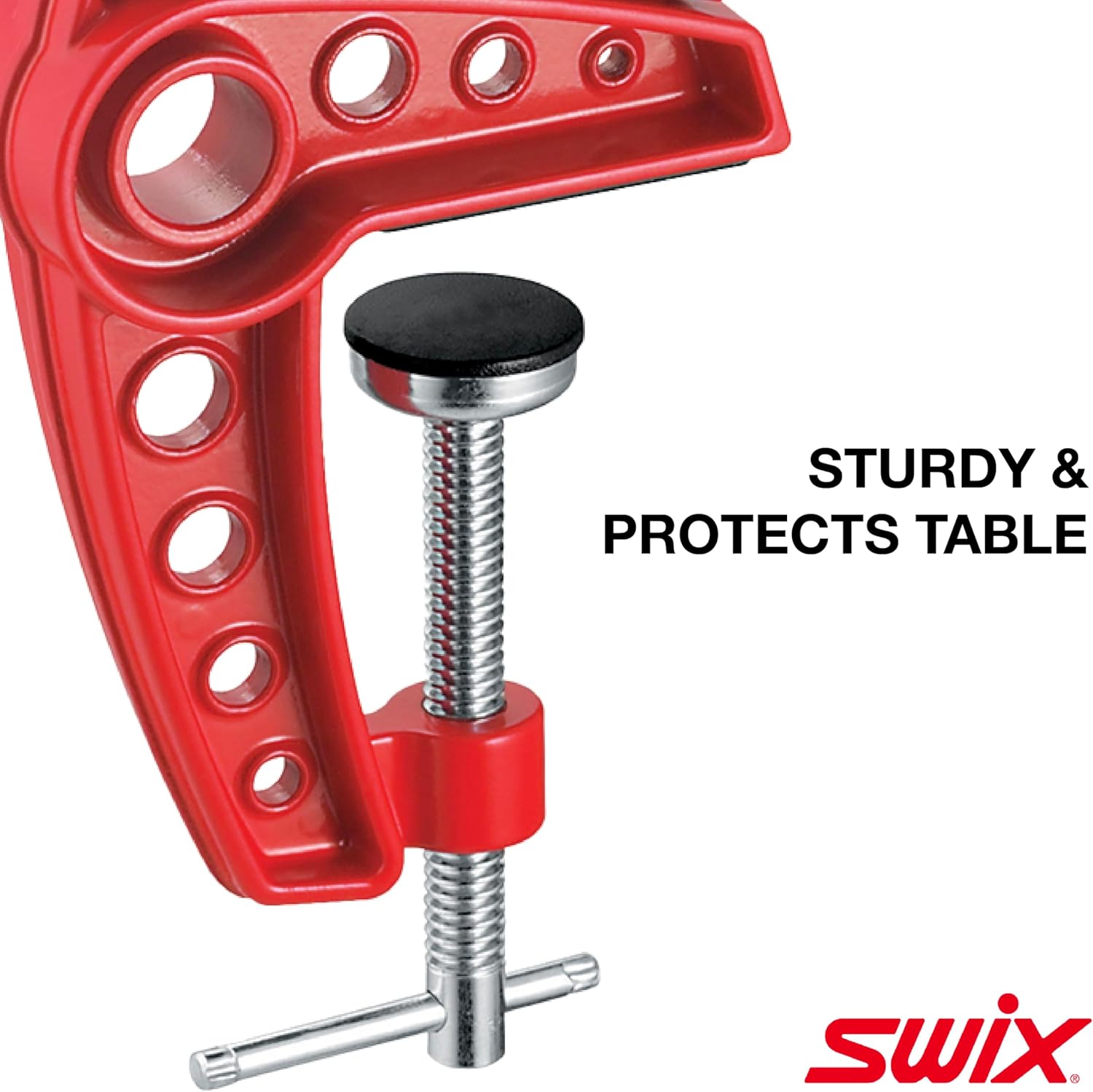 SWIX T149-50 Ski Vise With 50mm Wide Jaws | Durable Adjustable Clamps For Waxing And Tuning Alpine  Downhill Skis · v2