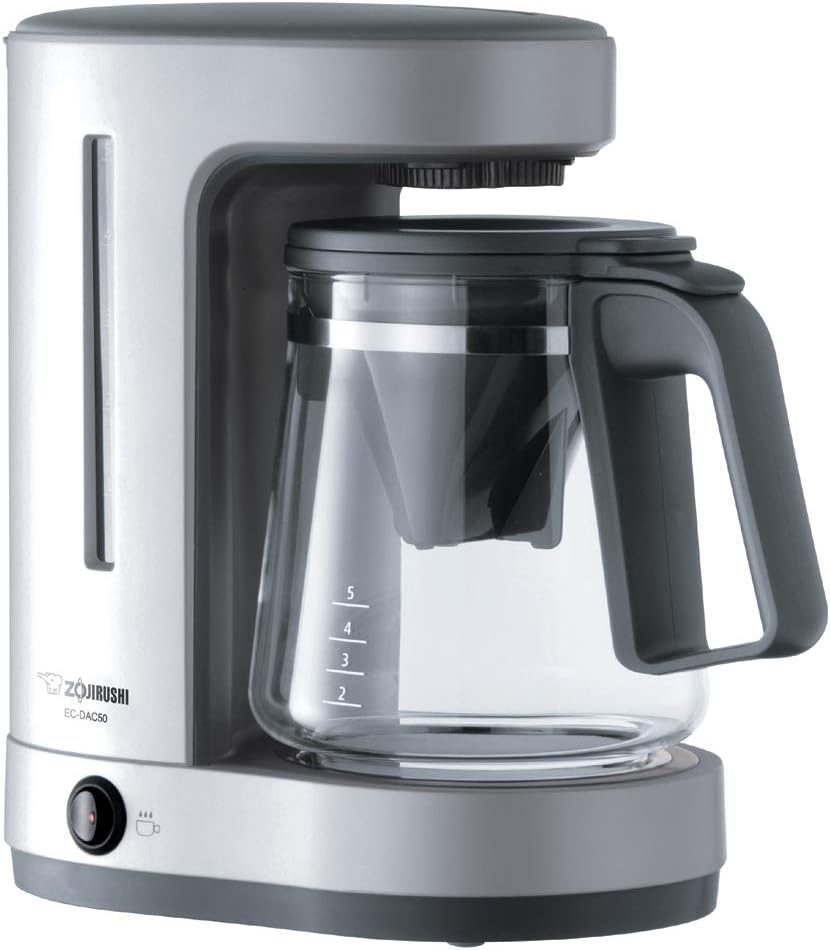 Cafetera de goteo Zojirushi EC-DAC50 Zutto para 5 tazas, plateada