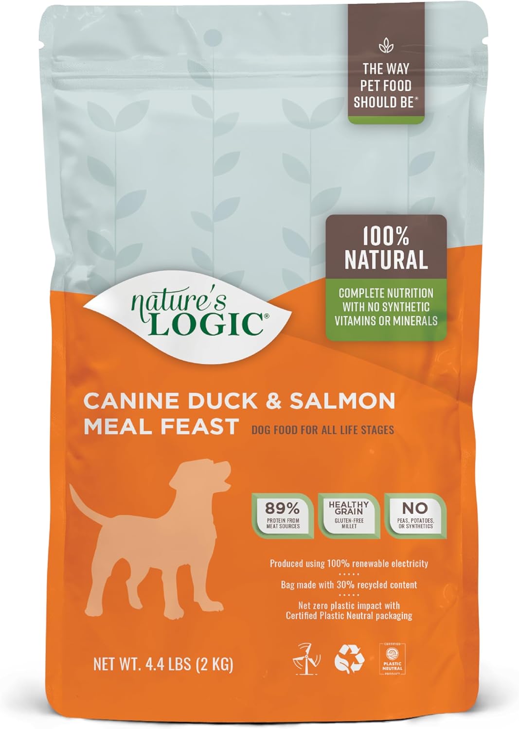 NatureS Logic Canine Duck  Salmon Meal Feast, 4.4Lb · v2