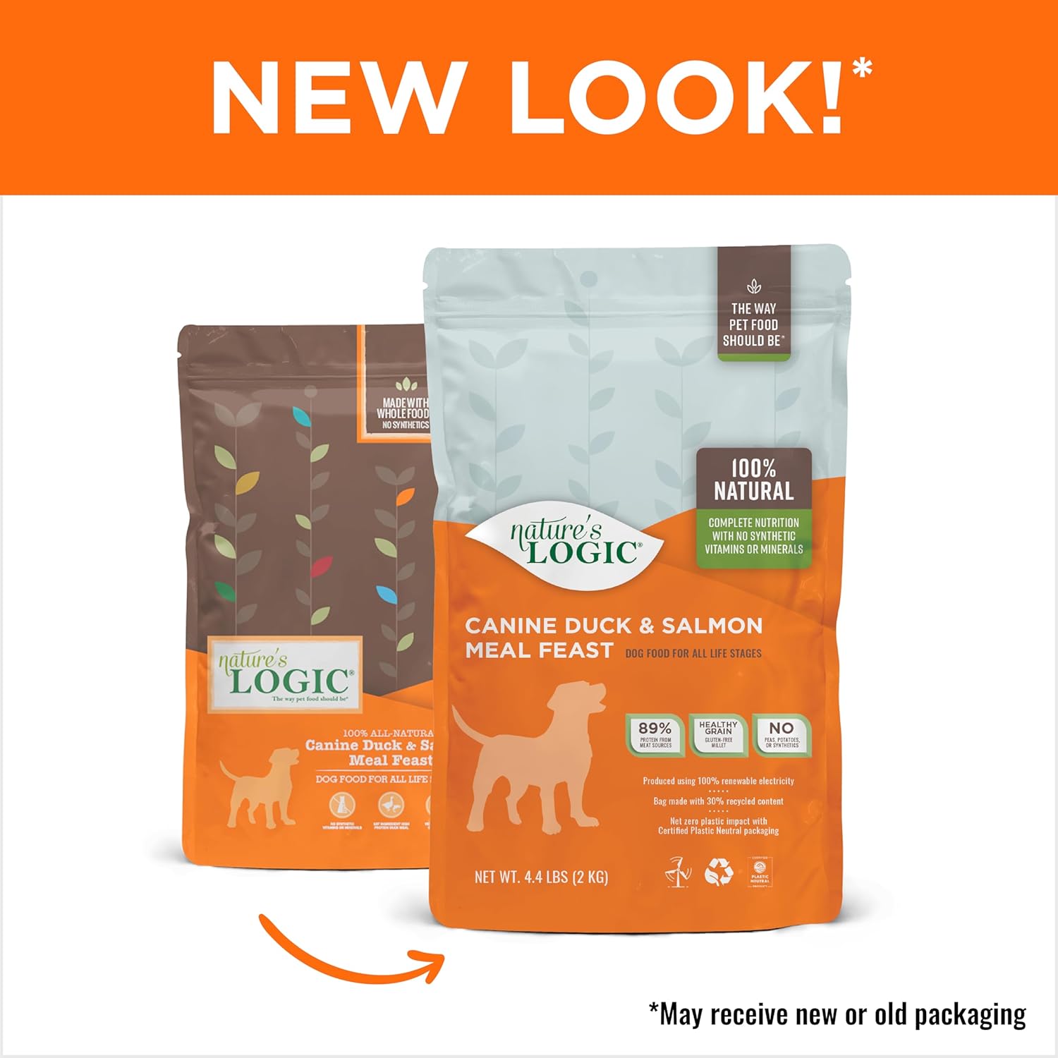 NatureS Logic Canine Duck  Salmon Meal Feast, 4.4Lb · v4