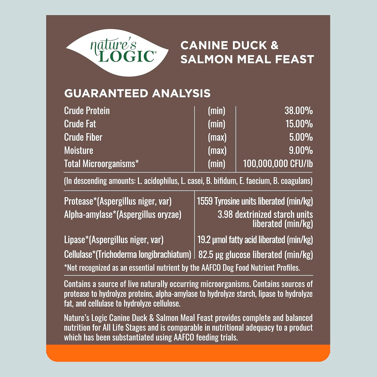 NatureS Logic Canine Duck  Salmon Meal Feast, 4.4Lb · v4