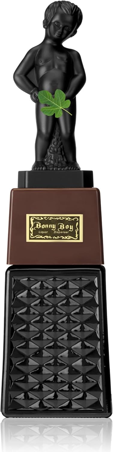 True Bonny Boy Liquor Dispenser, Beverage Drink Dispenser, Wine, Whiskey and Alcohol Accessories for Home Bar, Funny Gifts for Men, Gag Gifts Funny Beverage Dispenser, Set of 1, 16oz