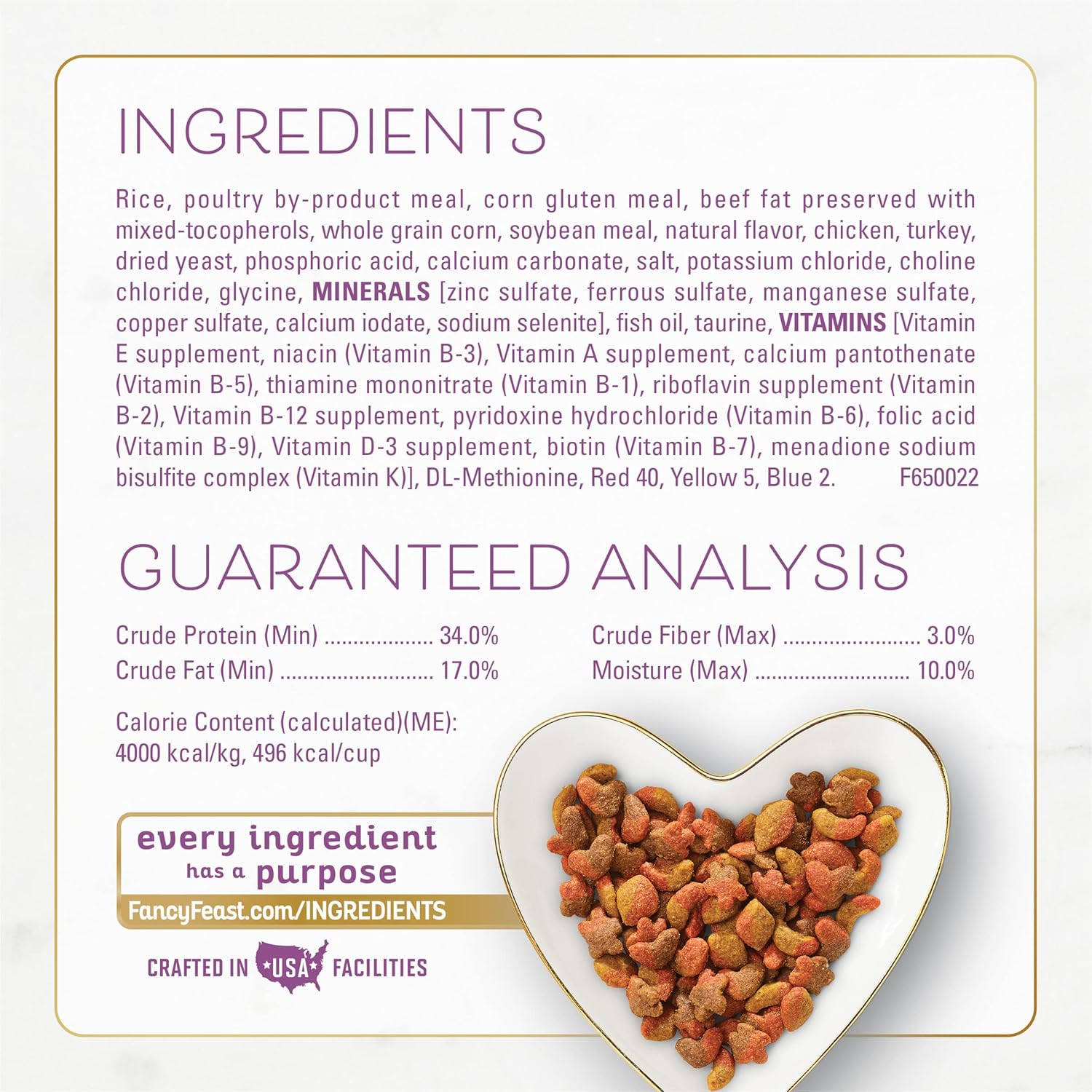 Nourriture sèche pour chats Purina Fancy Feast avec poulet salé et dinde, sac de 7 livres