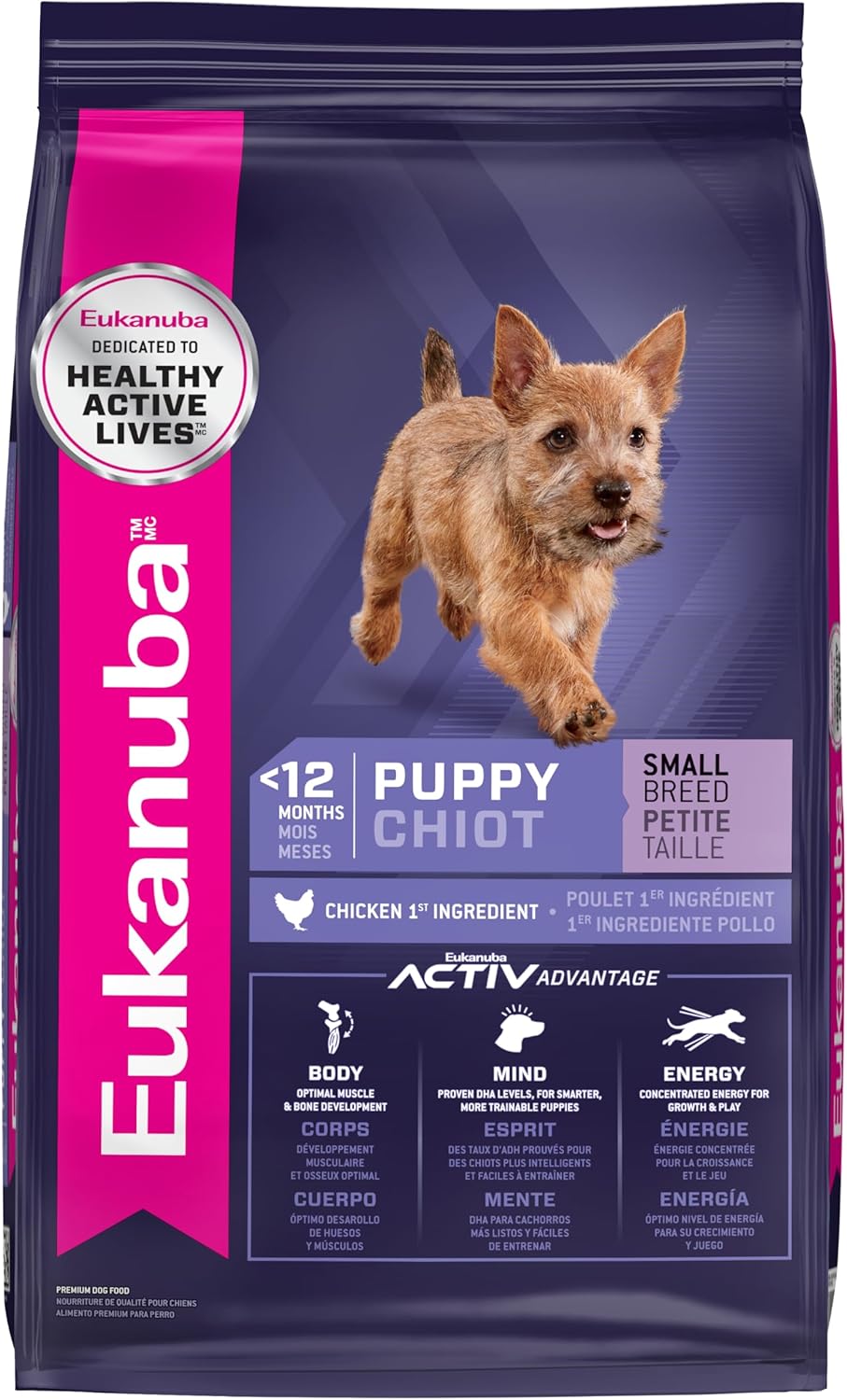 Eukanuba Puppy Small Breed Dry Dog Food, 15 lb · v3