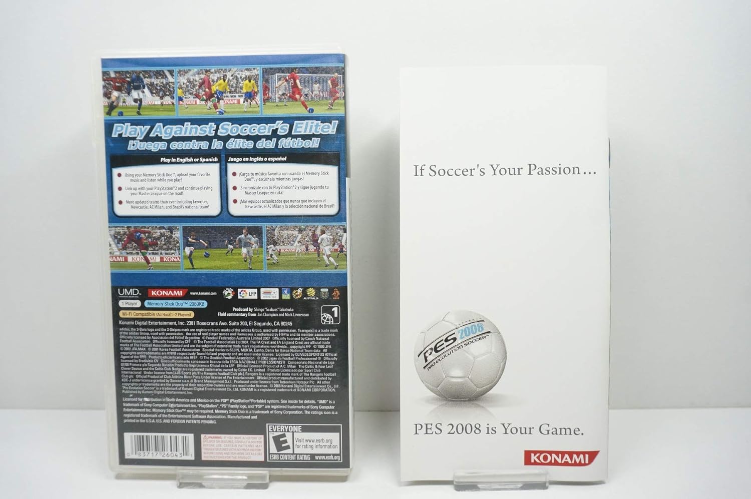 Pro Evolution Futbol 2008 - Sony PSP