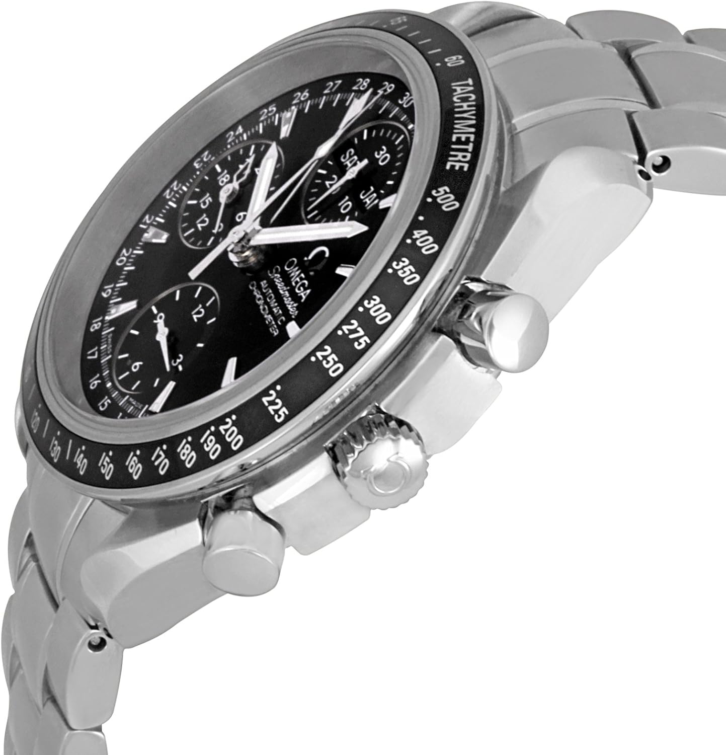 Omega Mens 3220.50.00 Speedmaster Day Date Tachymeter Watch · v3