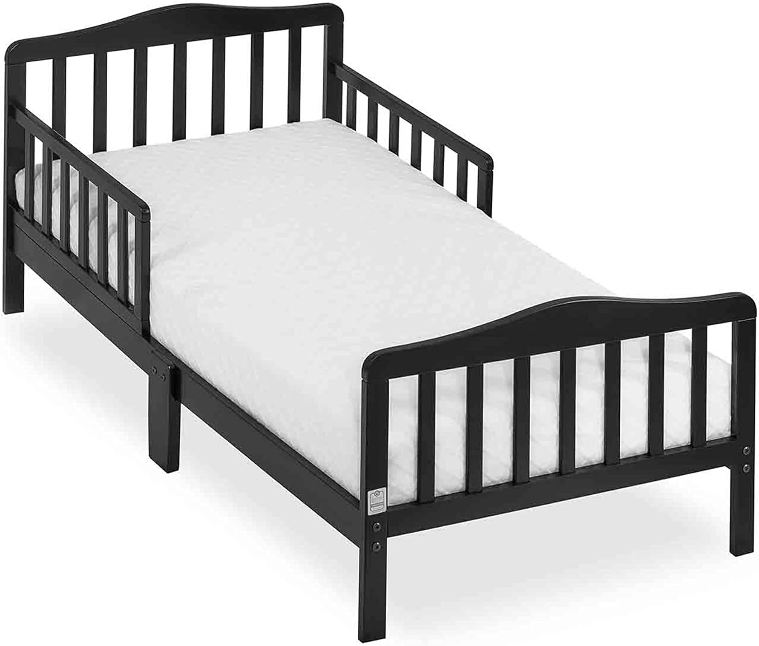 Tempat Tidur Balita Desain Klasik Warna Hitam, Bersertifikat Greenguard Gold