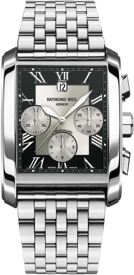 Raymond Weil Herren-Armbanduhr 4878-ST-00268 Don Giovanni, rechteckiges Gehäuse, Automatikuhrwerk