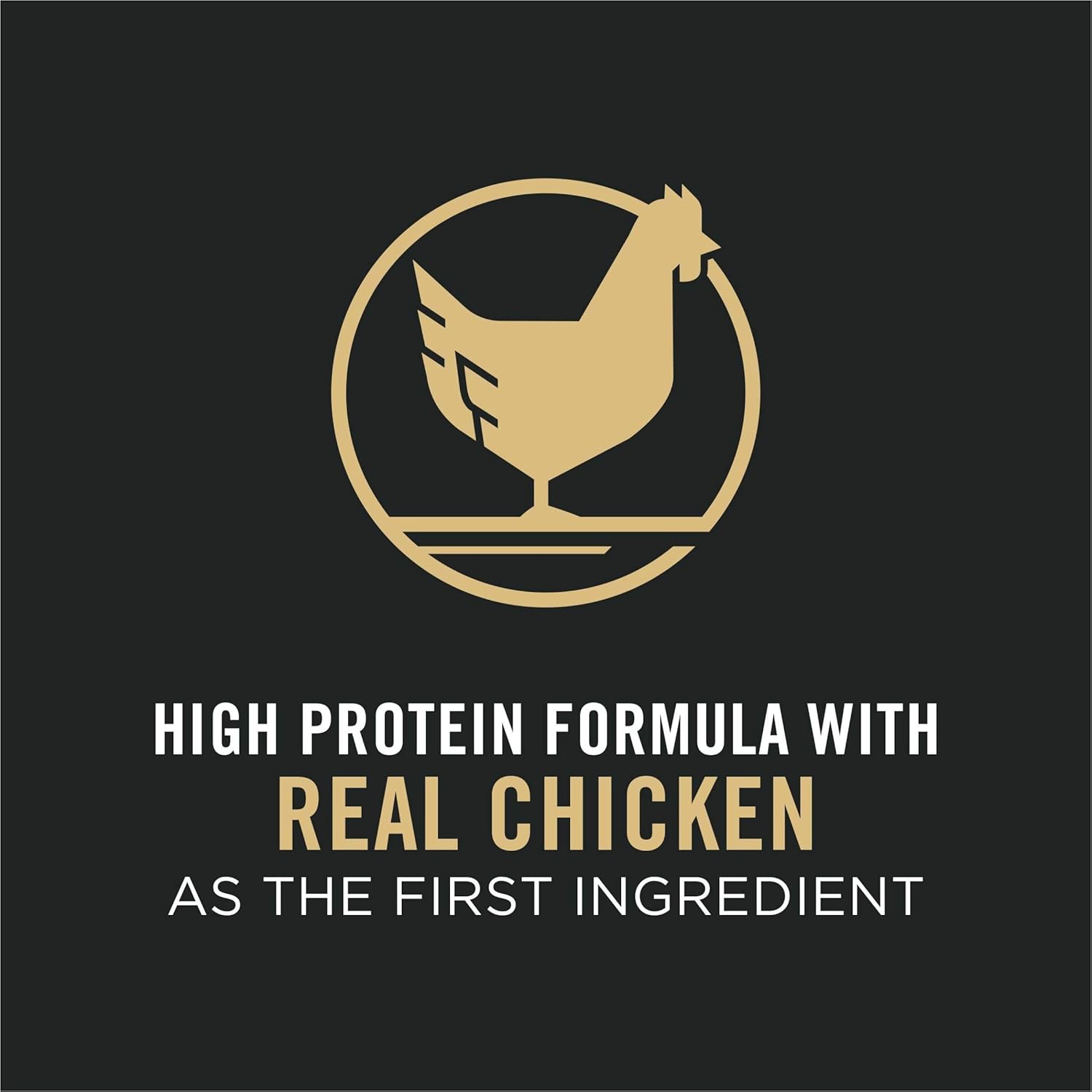 Purina Pro Plan eiwitrijk hondenvoer met probiotica voor honden, formule met versnipperde kippenrijst, zak van 18 pond