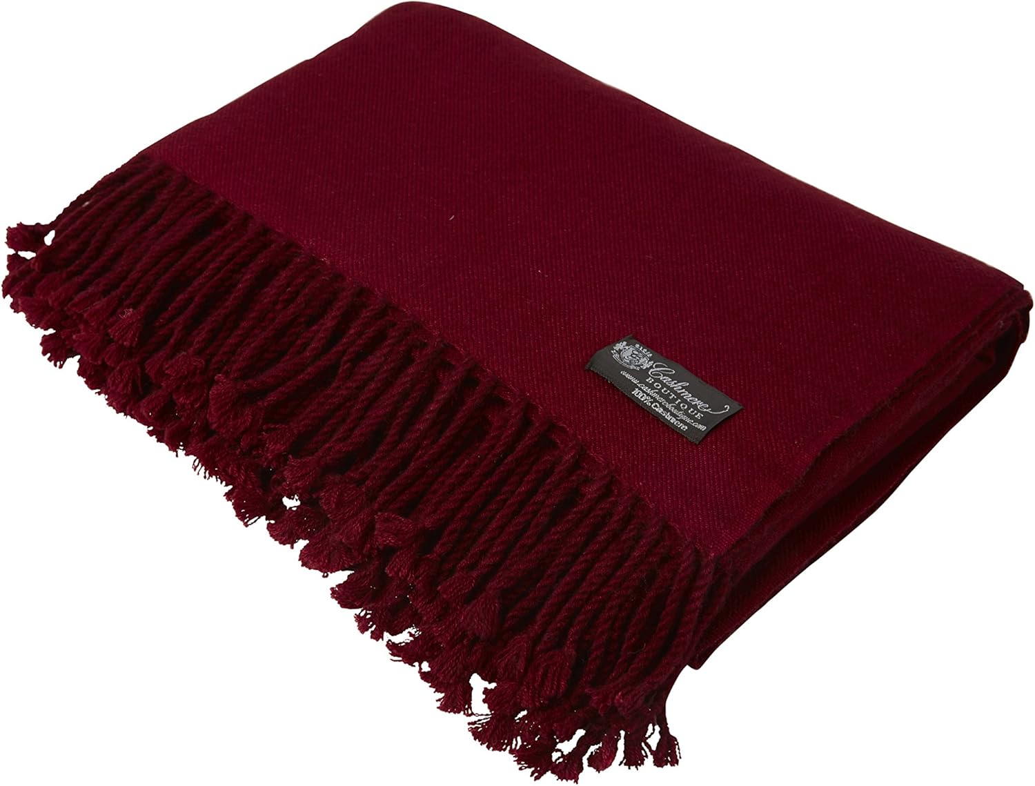 Cashmere Boutique 100% Pure Cashmere Throw Blanket - Lightweight, Breathable Cozy Luxury, Soft and Warm - 60 x 80 Inches · v2