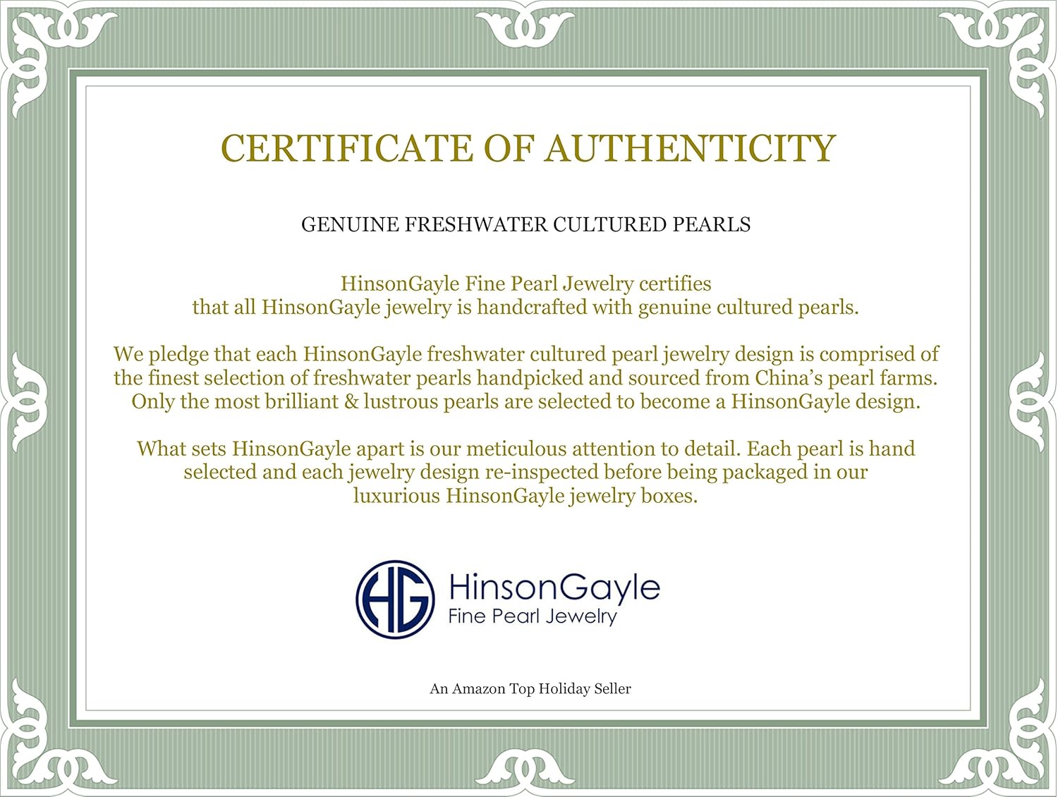 HinsonGayle AAA Handpicked White Freshwater Cultured Pearl Rope Necklace 82 inch Infinity Strand · v2