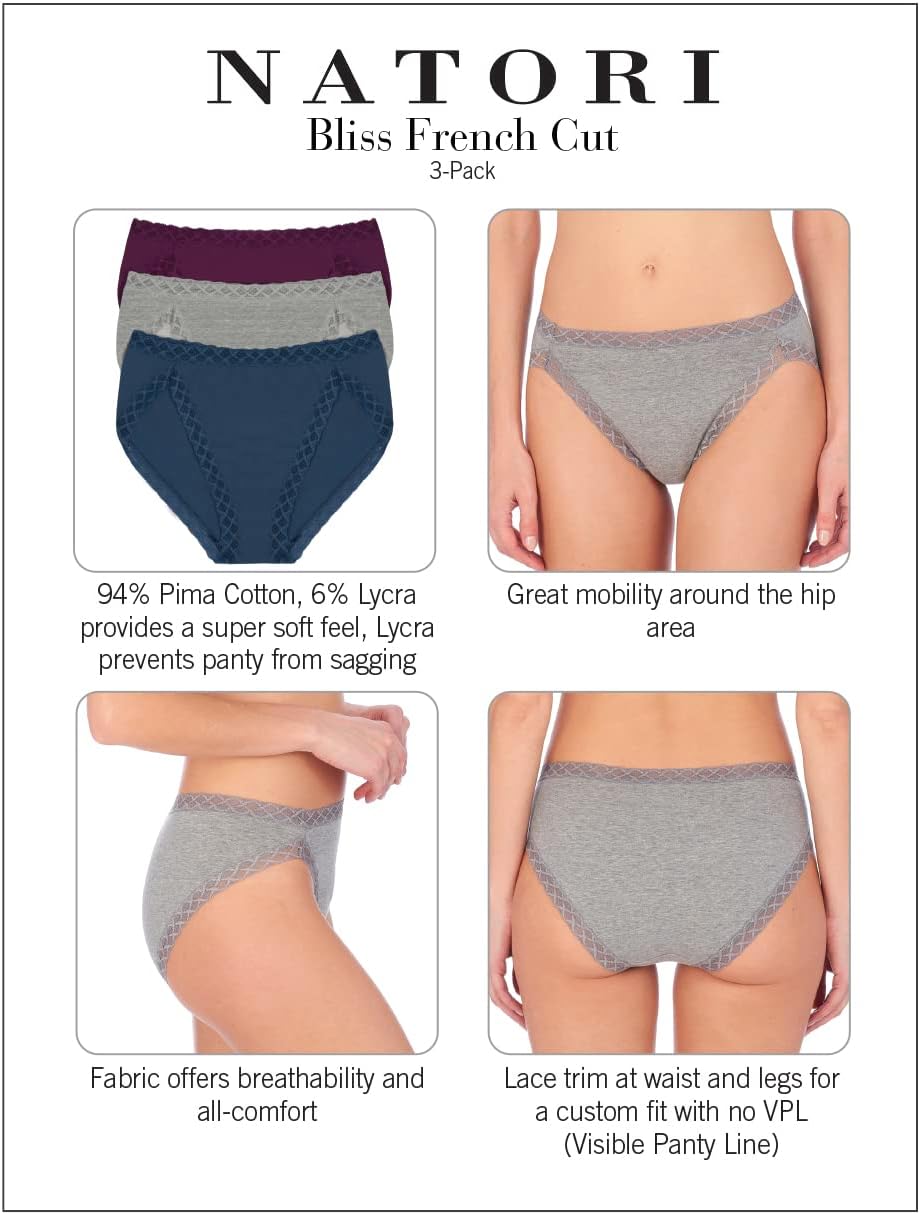 Natori Womens Bliss French Cut Panty · v2