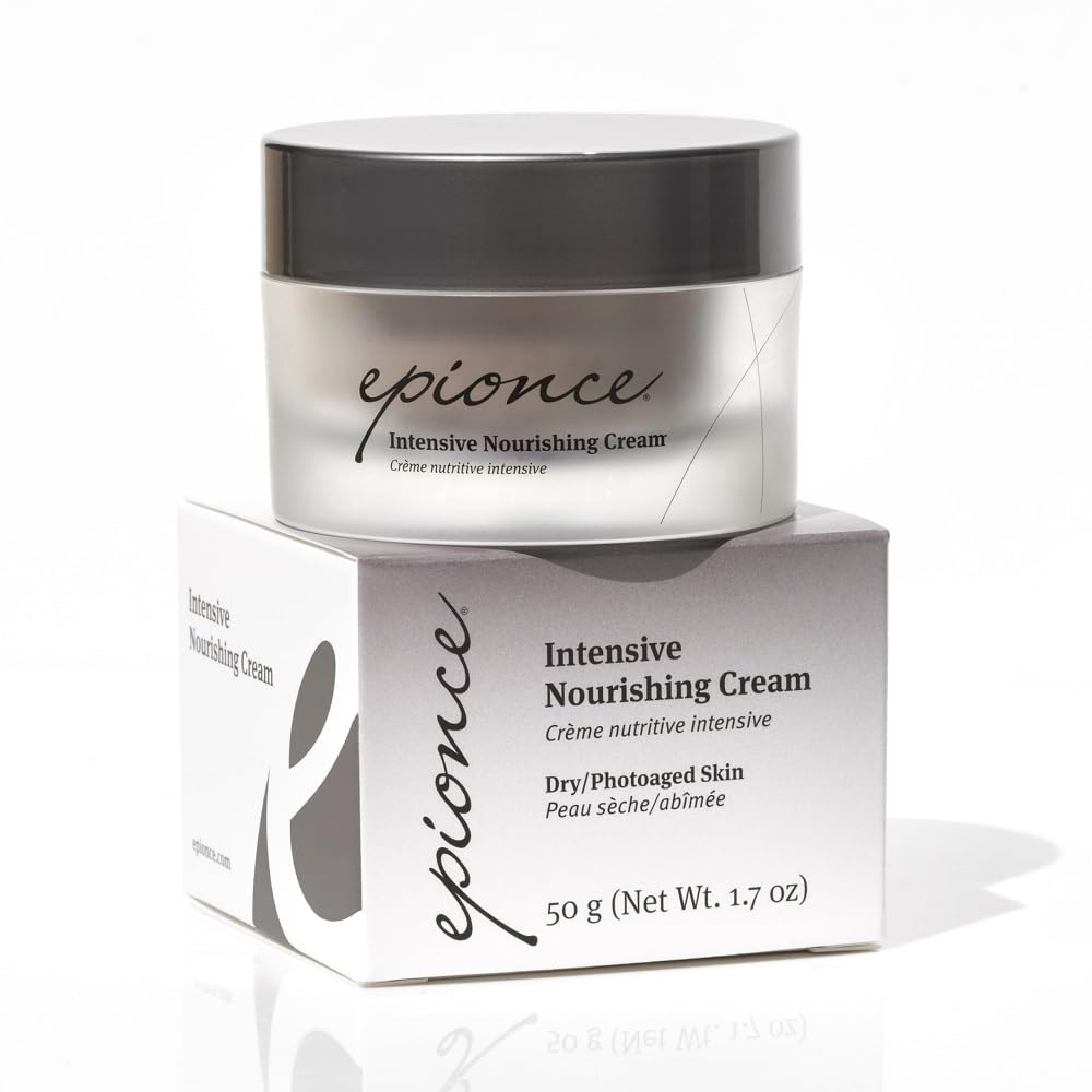 Crema nutriente intensiva Epionce - Crema idratante antietà per viso, collo e decolleté, per tutti i tipi di pelle con ceramidi, glicerina e squalene, Dermatologist Skincare