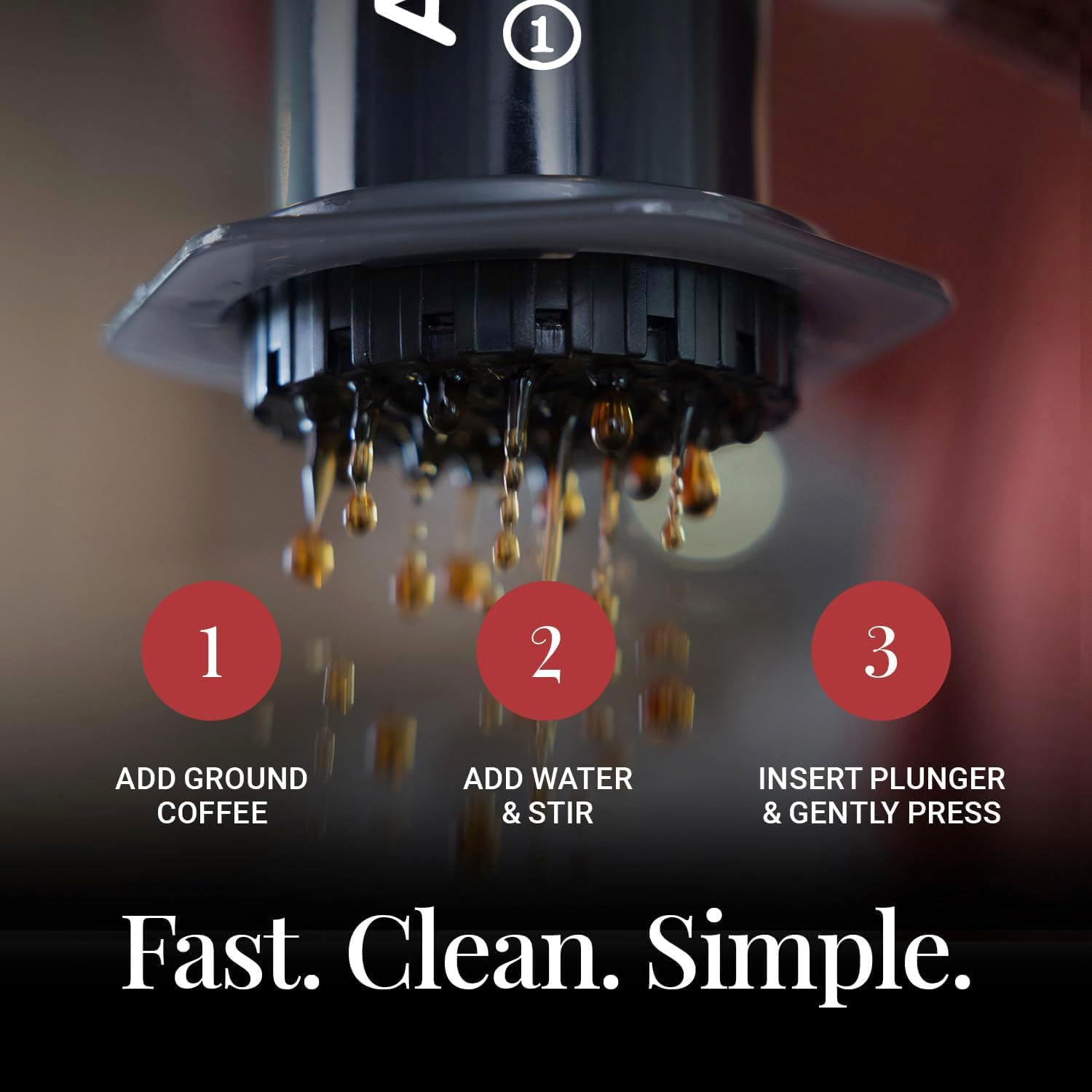 AeroPress เครื่องชงกาแฟและเอสเพรสโซแบบดั้งเดิม เครื่องชงกาแฟแบบพกพาระดับบาริสต้า พร้อมช่องใส่กาแฟ ลูกสูบ ตัวกรอง เครื่องชงกาแฟและเอสเพรสโซแบบด่วน
