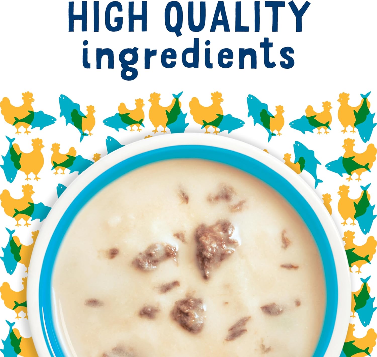 Purina Friskies Natuurlijk, graanvrij nat kattenvoer, likbare kattensnoepjes, kleine soepen met tonijn in kippenbouillon - (verpakking van 8) kopjes van 1,2 oz.