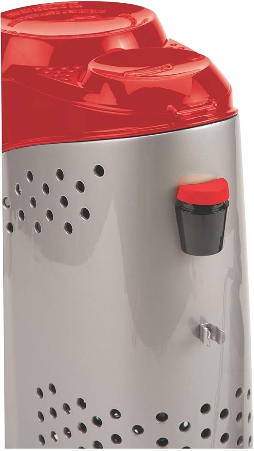 เครื่องชงกาแฟ Coleman Propane QuikPot พร้อมระบบจุดระเบิด InstaStart กำลังไฟ 4,500 บีทียู ชงกาแฟได้ 10 แก้วใน 18 นาที เหมาะสำหรับการตั้งแคมป์ ล่าสัตว์ และการผจญภัยกลางแจ้ง