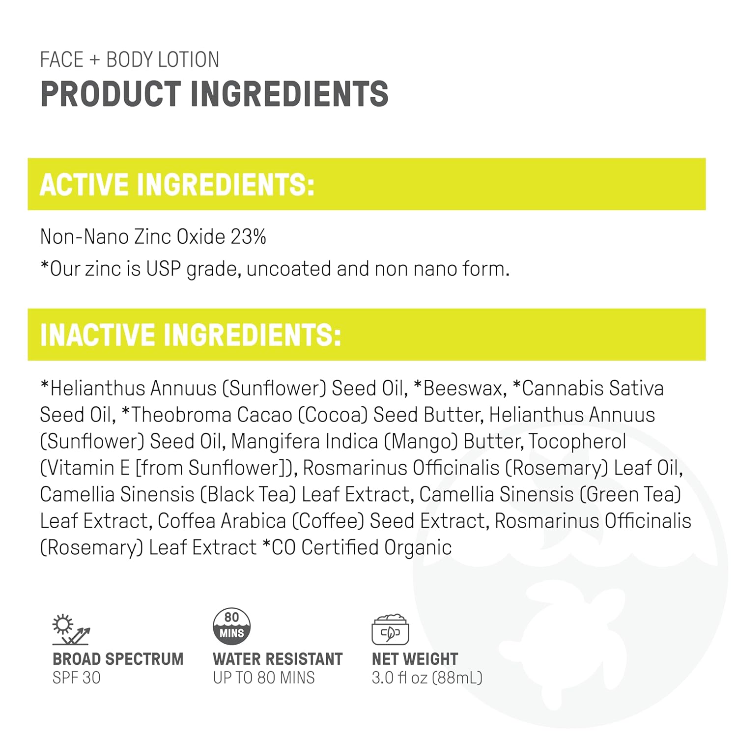 Raw Elements Face and Body Mineral Sunscreen SPF 30 Tube, Organic Sunblock Daily Protection, Non Toxic Reef Safe, Water Resistant, Cruelty Free, 3 oz (Pack of 1) · v3