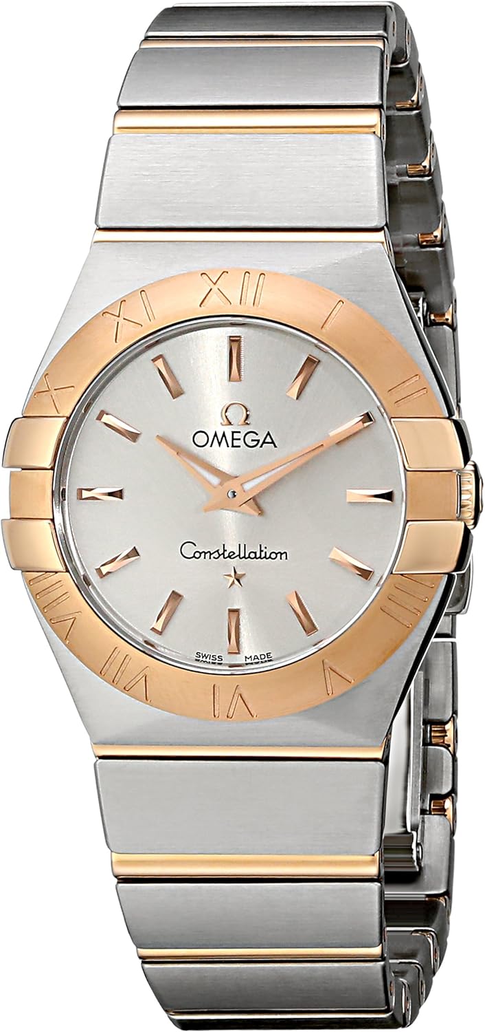 Omega Womens 123.20.27.60.02.001 Constellation Stainless Steel and 18k Gold Dress Watch · v3