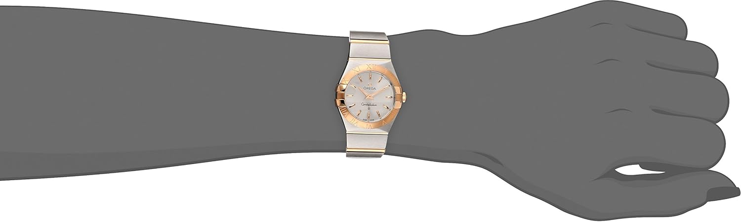 Omega Womens 123.20.27.60.02.001 Constellation Stainless Steel and 18k Gold Dress Watch · v3