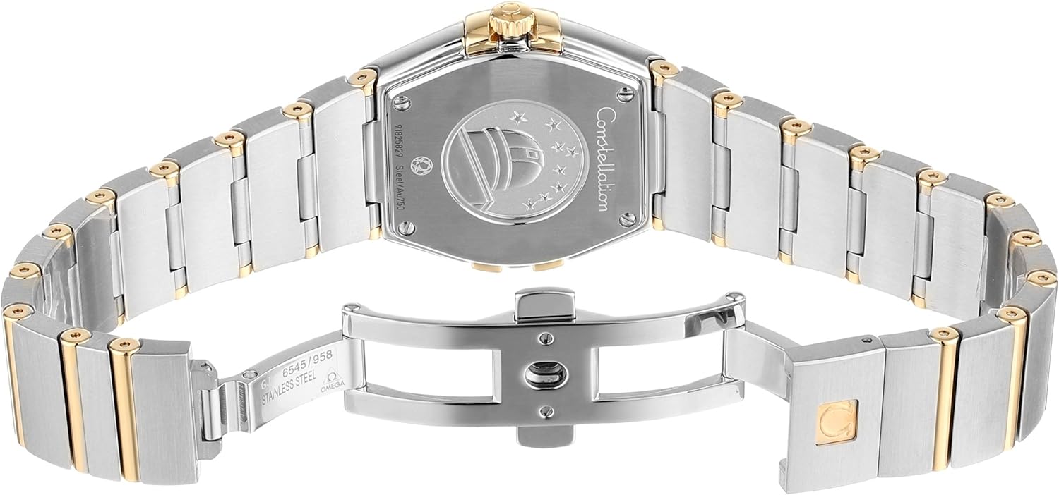Omega Womens 123.20.27.60.02.001 Constellation Stainless Steel and 18k Gold Dress Watch · v3