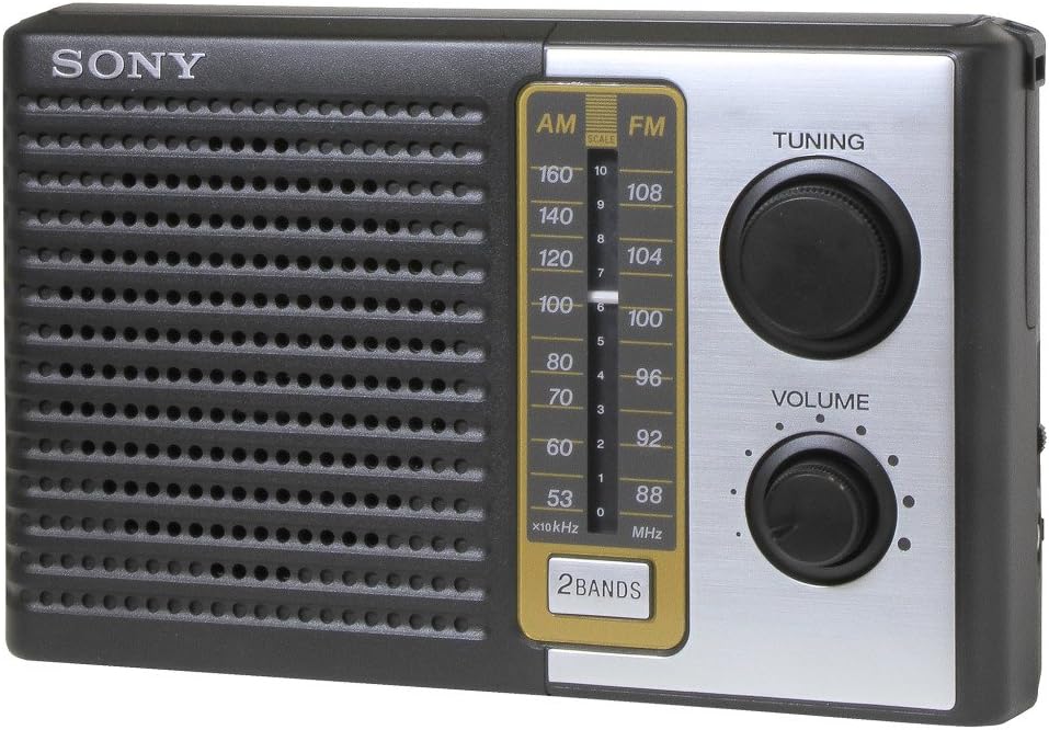 Đài Radio Transistor Pin Di Động Sony ICF-F10 2 Băng Tần FM/AM