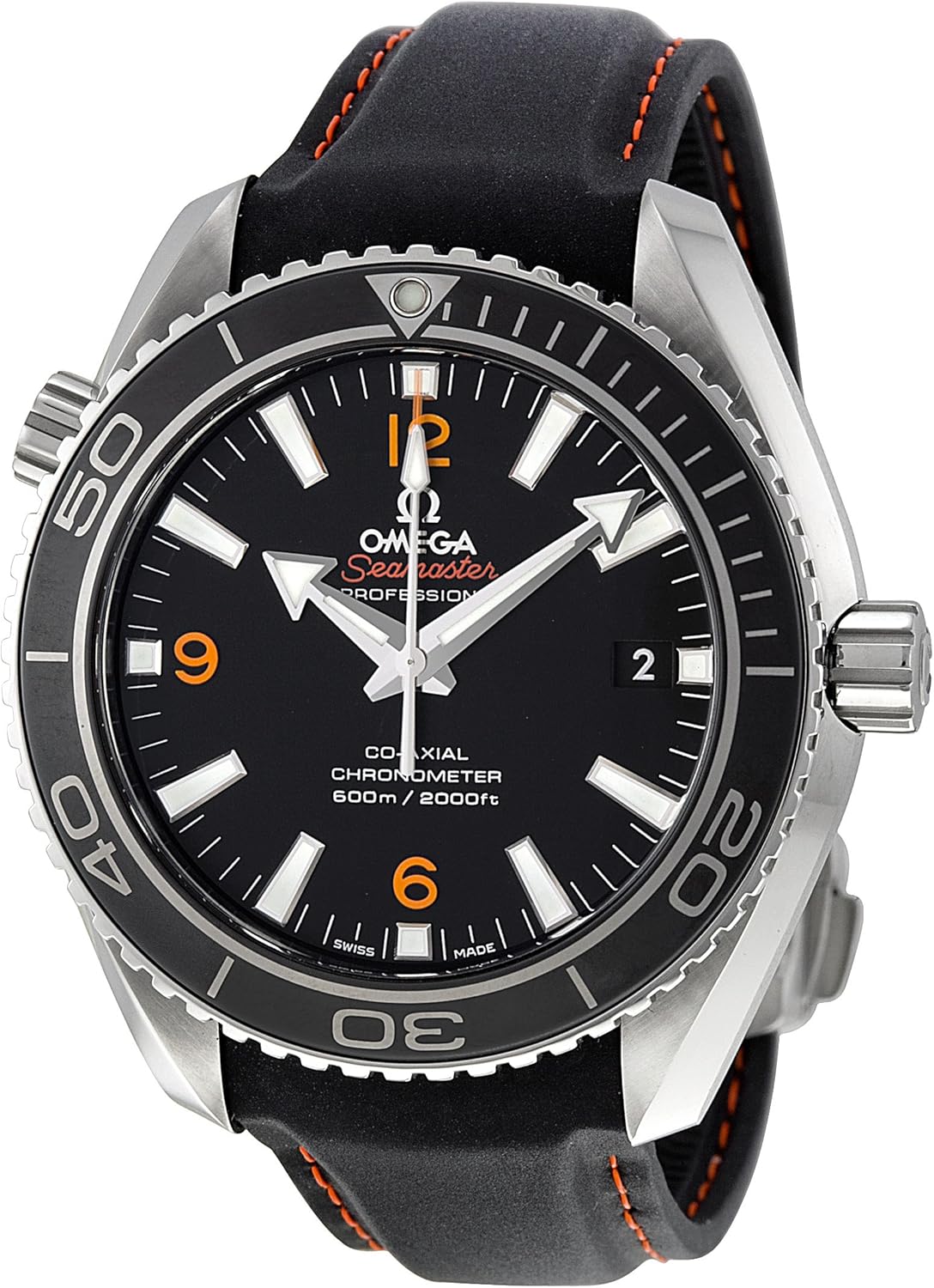 Omega Herrenuhr 232.32.42.21.01.005 Sea Master Plant Ocean mit schwarzem Zifferblatt