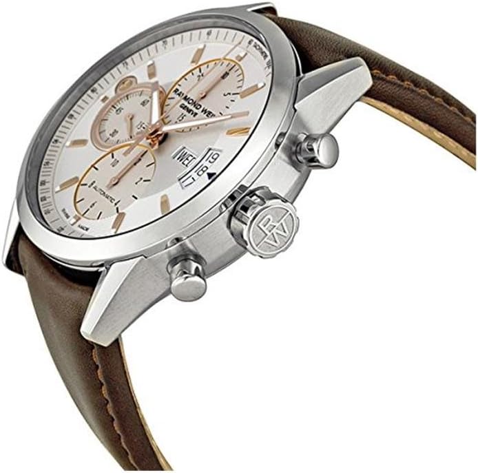Raymond Weil Freelancer Chronograf z białą tarczą Automatyczny męski zegarek 7730-STC-65025