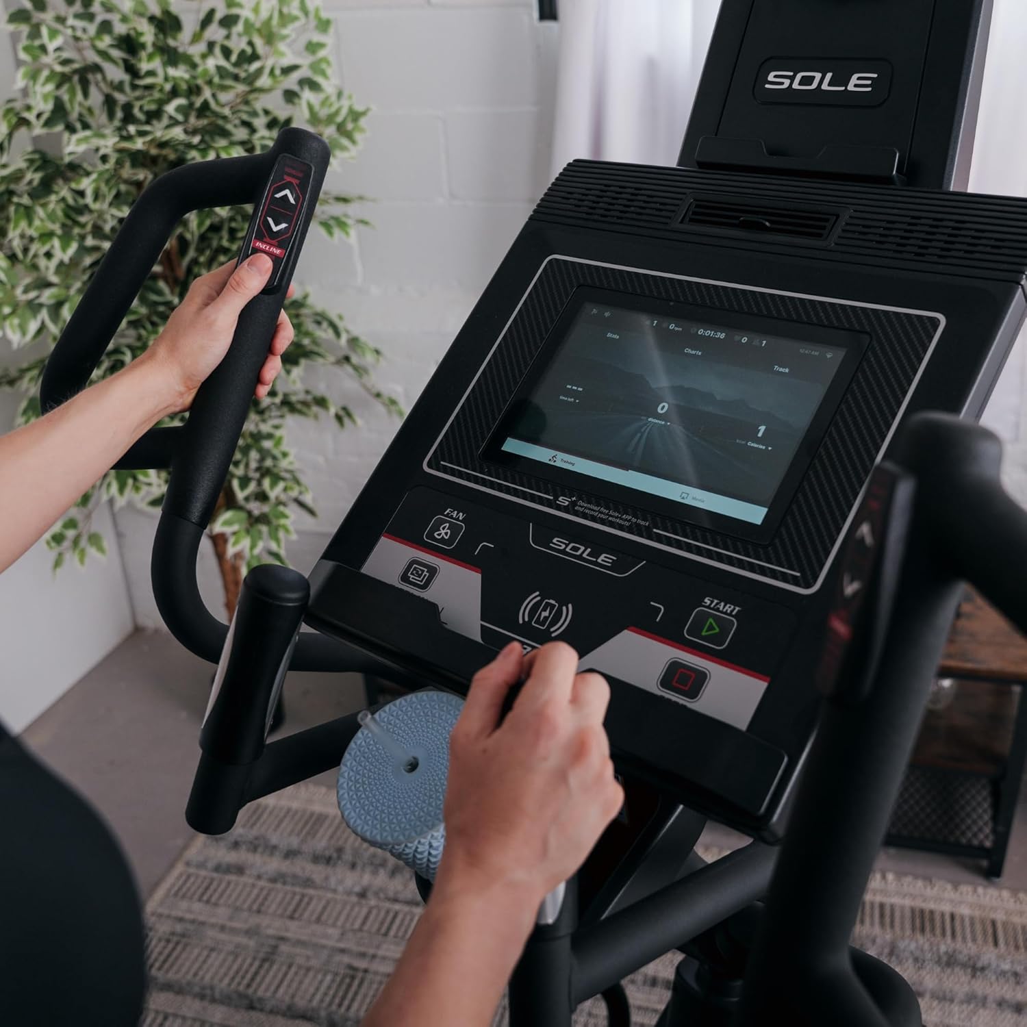 SOLE Fitness Elliptical Exercise Machines, Models E25, E35, E95, E95S, E98, Elliptical Machines for Home Use, Home Exercise Equipment for Cardio Training, Work from Home Fitness Stepper Machine · v6