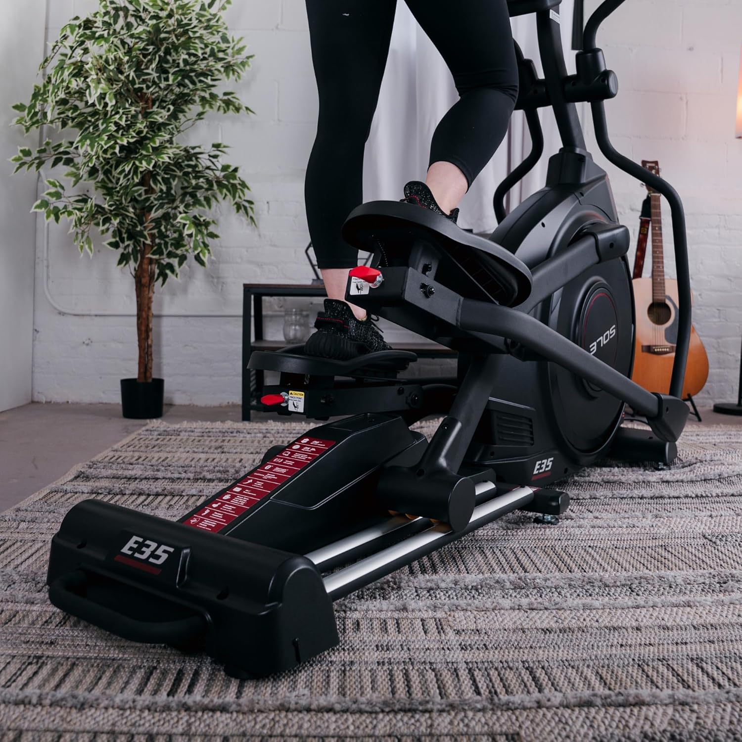 SOLE Fitness Elliptical Exercise Machines, Models E25, E35, E95, E95S, E98, Elliptical Machines for Home Use, Home Exercise Equipment for Cardio Training, Work from Home Fitness Stepper Machine · v6