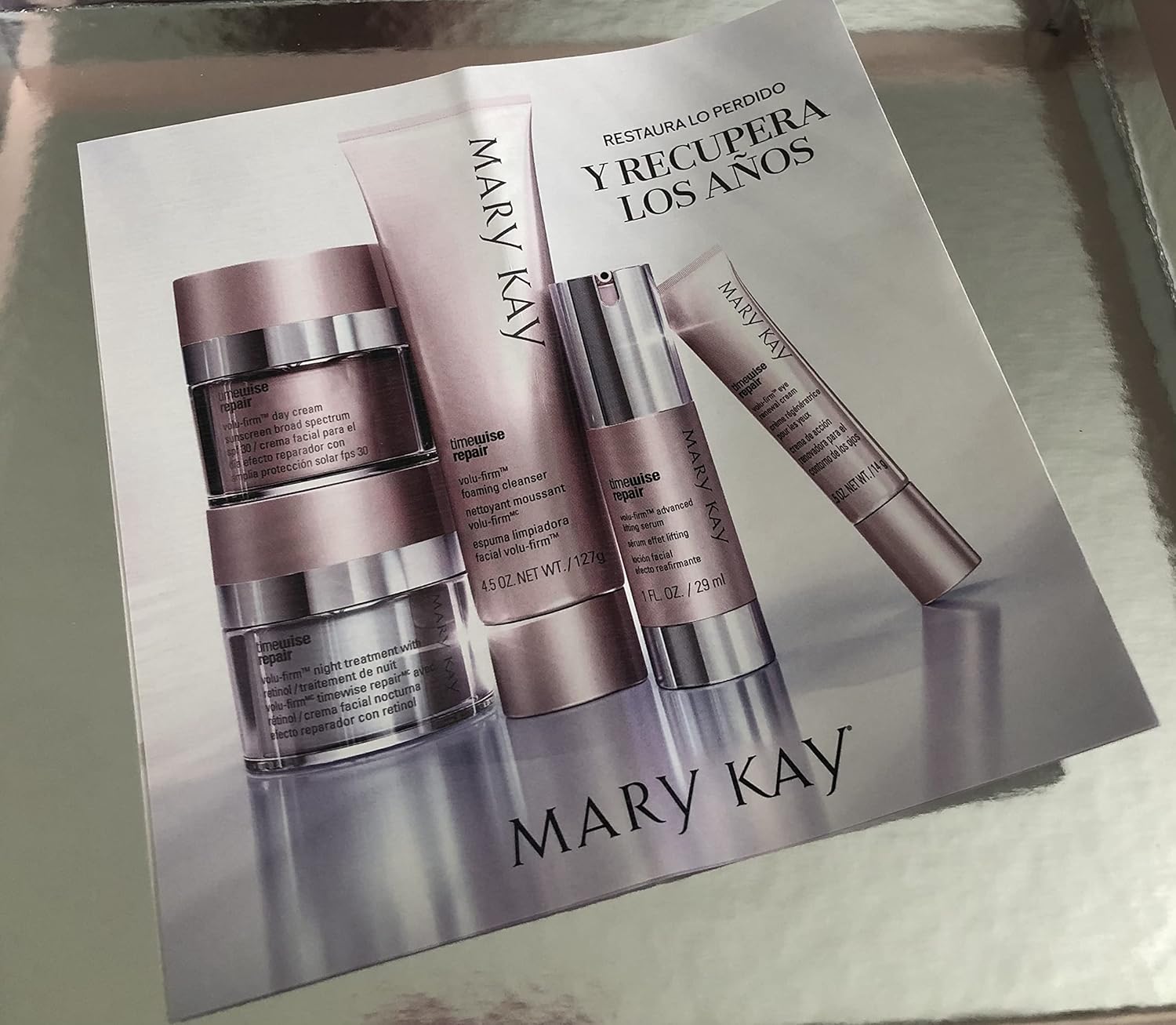 Mary Kay NOWY TimeWise Repair Volu-Firm 5 Zestaw produktów Adv Skin Care PEŁNY ROZMIAR! w tym krem na dzień z SPF 30/krem do pielęgnacji na nocę/krem pod oczy/surowica/środek czyszczący/sprzedaż detaliczna $199,00 nowy wysyłany następnego dnia biznesowego