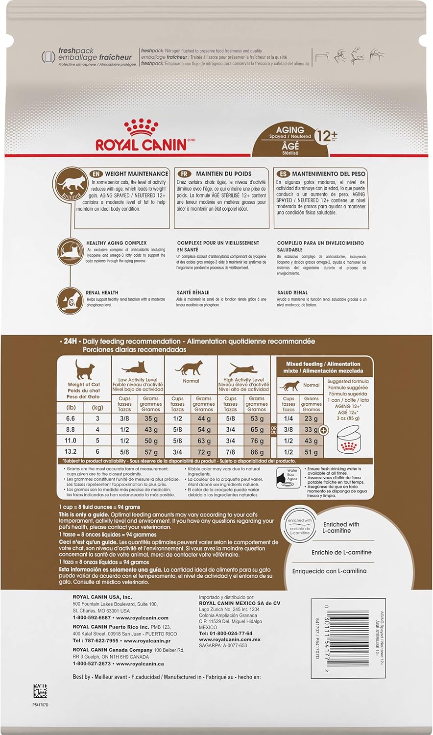 Royal Canin Appetite Control Spayed/Neutered 12 Dry Adult Cat Food, 7 lb bag