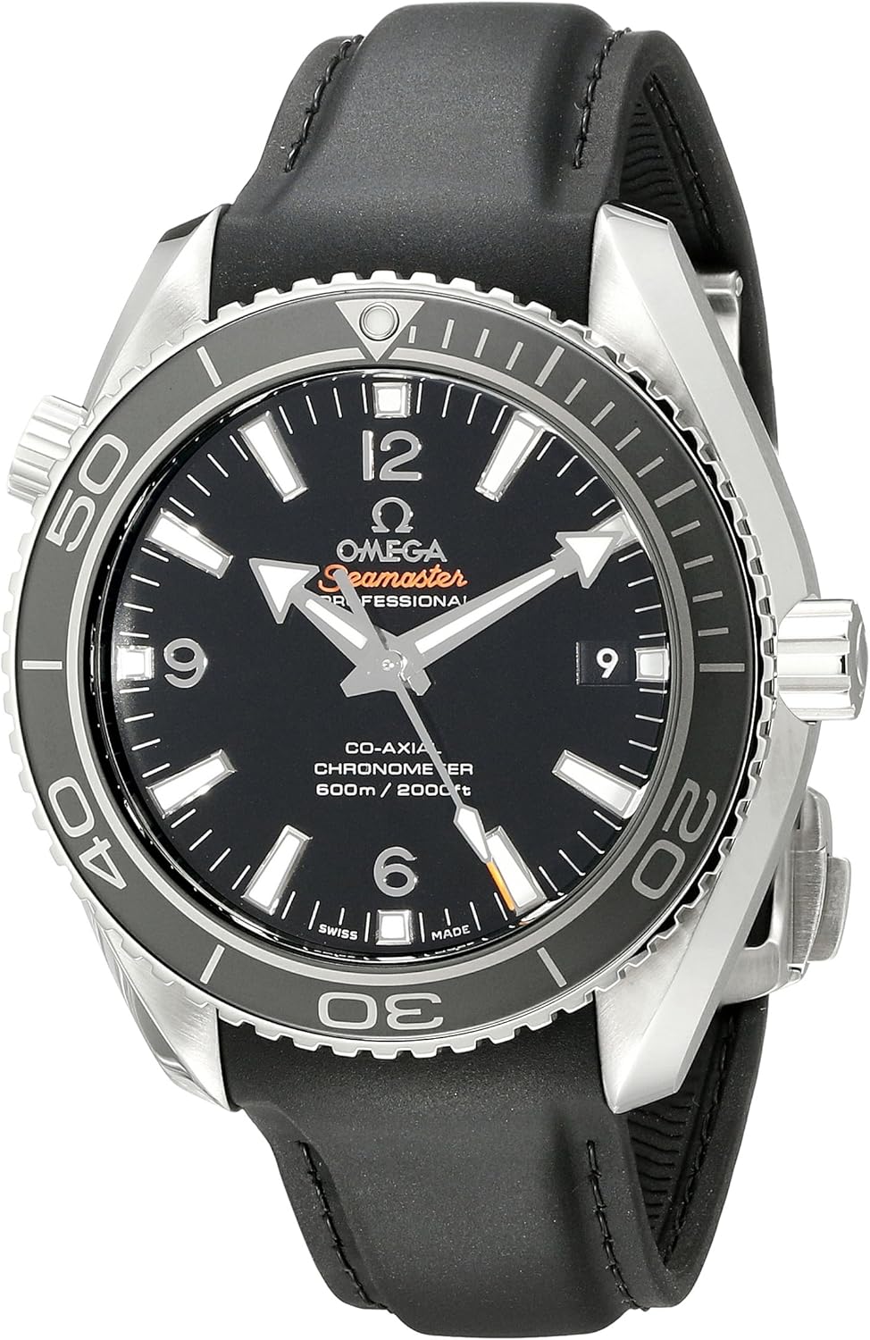Omega 23232422101003 Herren-Armbanduhr mit Analoganzeige, Schweizer Automatikuhr, schwarz