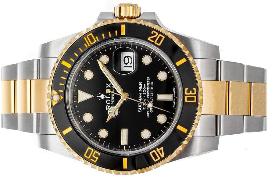 Rolex Submariner Date Siyah Kadran Sarı Altın/Çelik Erkek Saat 116613LN-0001