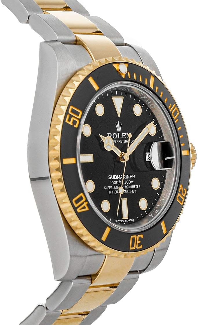 Rolex Submariner Date Siyah Kadran Sarı Altın/Çelik Erkek Saat 116613LN-0001