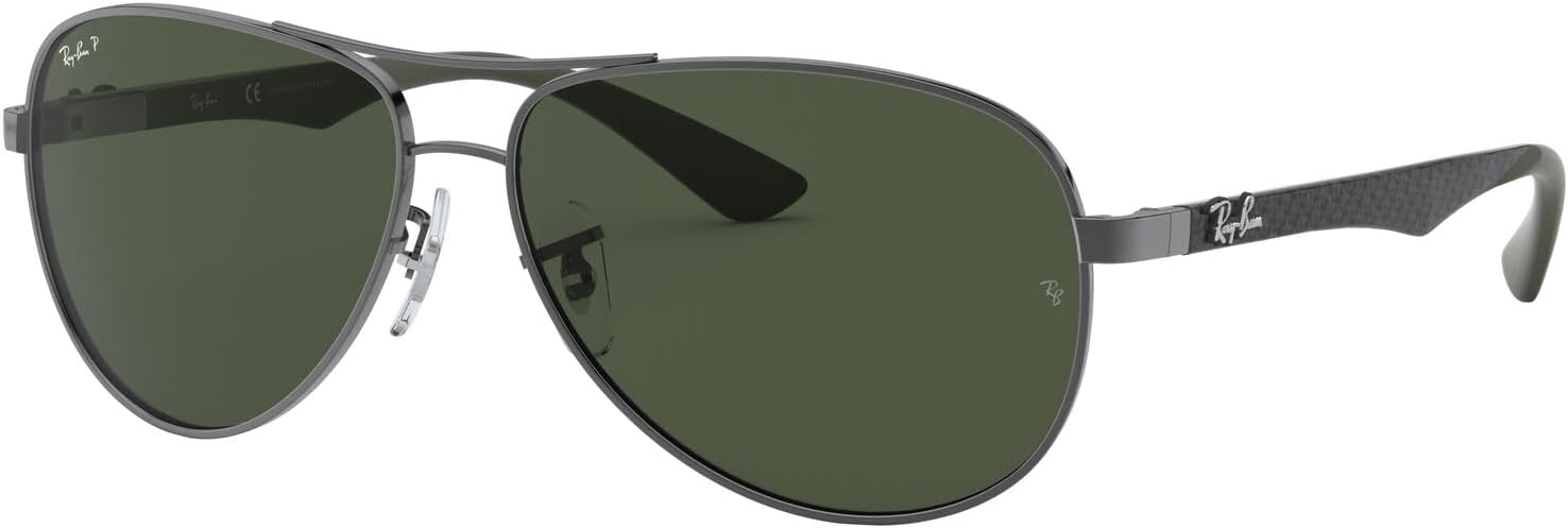 Ray-Ban Mens RB8313 Carbon Fiber Aviator Sunglasses · v3