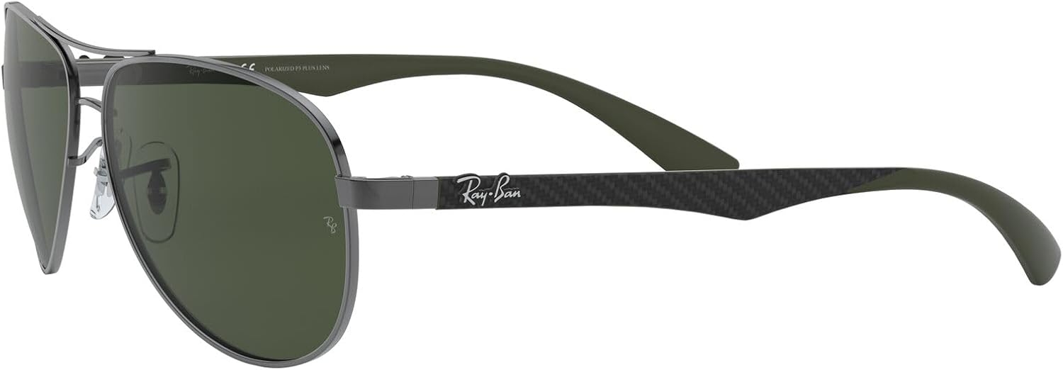 Ray-Ban Mens RB8313 Carbon Fiber Aviator Sunglasses · v3