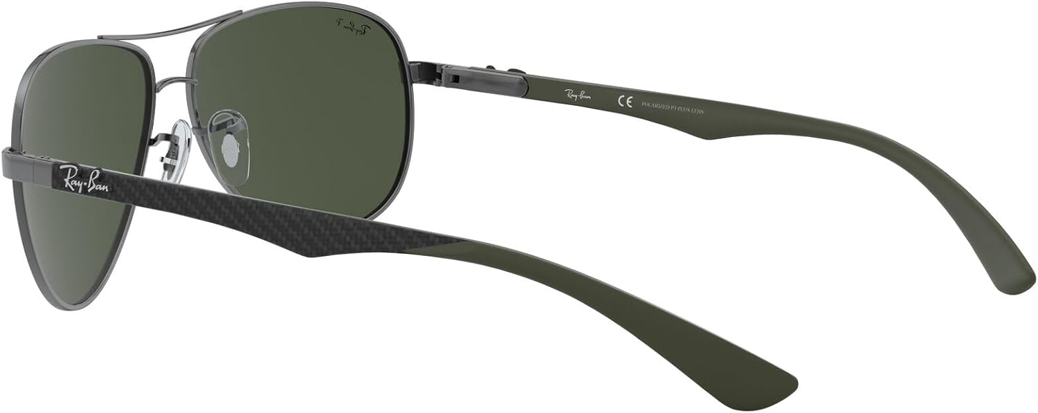 Ray-Ban Mens RB8313 Carbon Fiber Aviator Sunglasses · v3