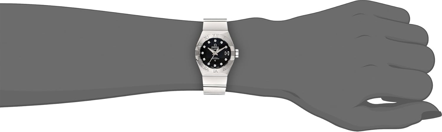 Omega Womens 123.10.27.20.51.001 Constellation Co-Axial Automatic 27mm Swiss Automatic Silver-Tone Watch · v4