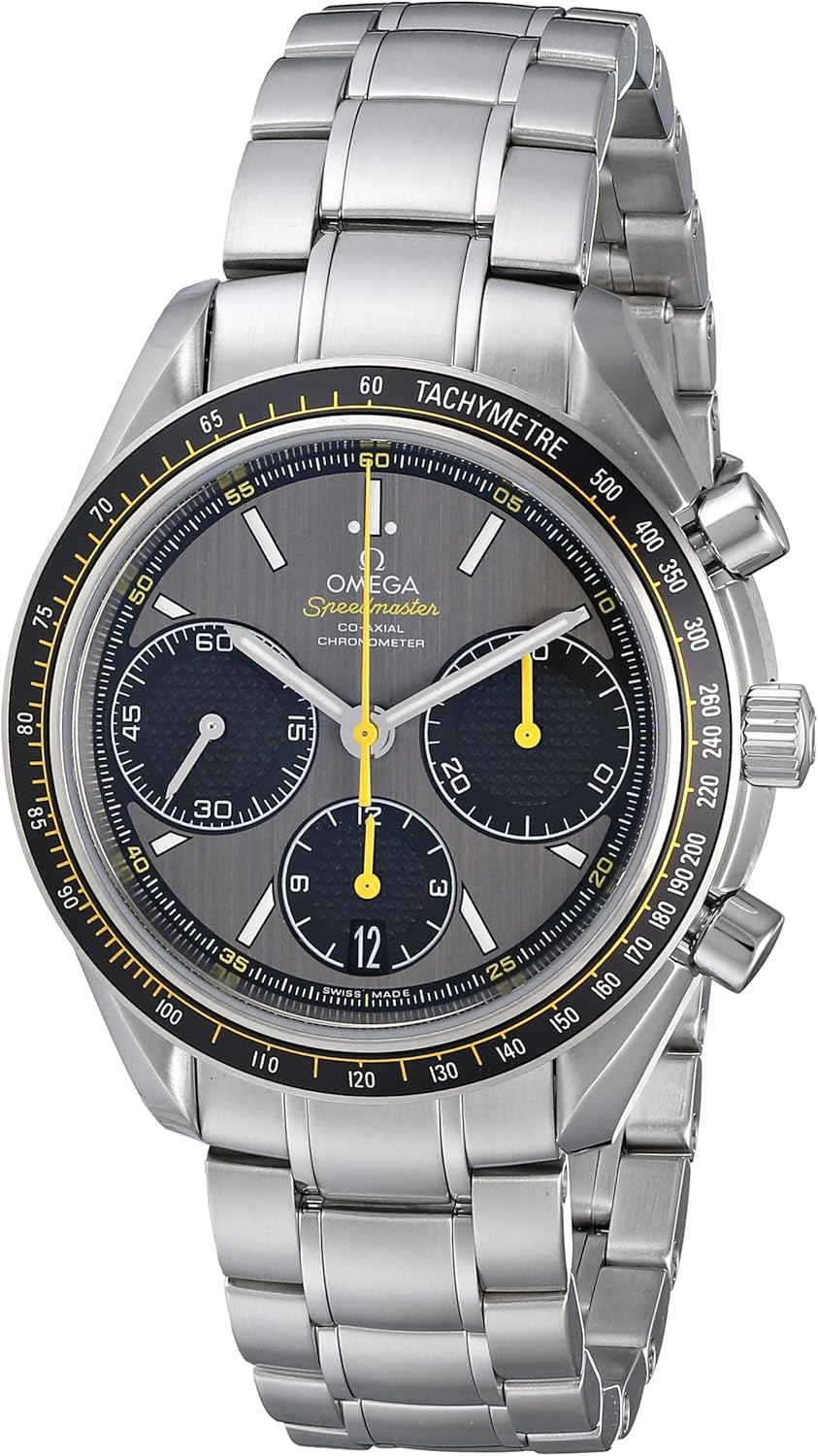 Omega Mens 326.30.40.50.06.001 Speed Master Racing Analog Display Swiss Automatic Silver Watch · v4