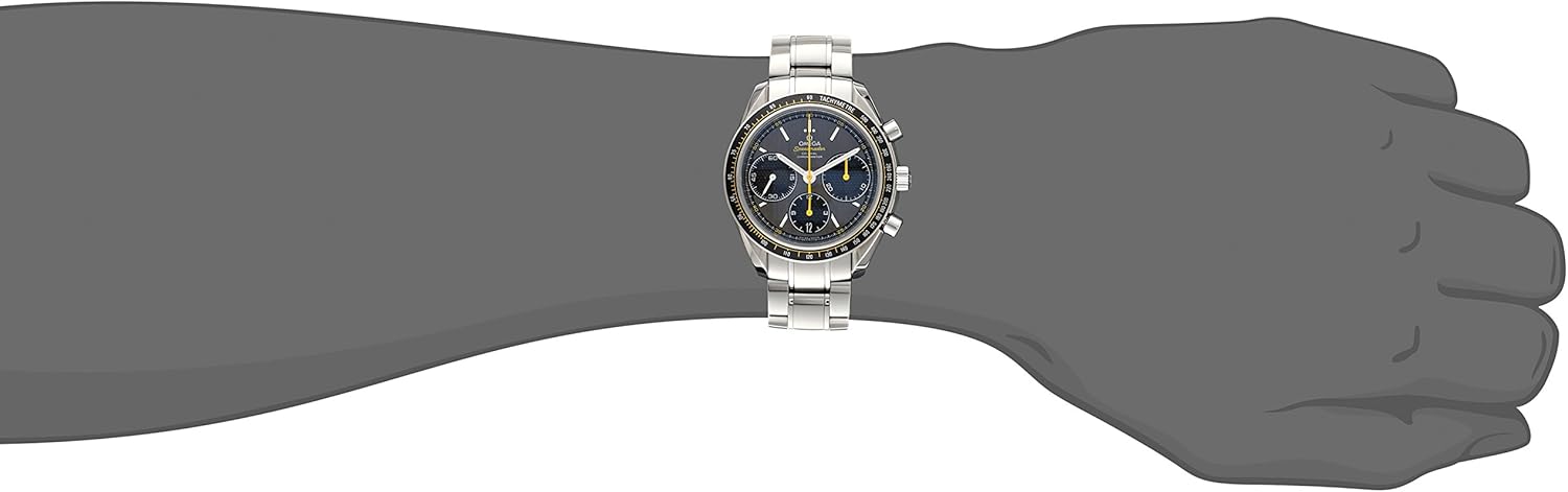 Omega Mens 326.30.40.50.06.001 Speed Master Racing Analog Display Swiss Automatic Silver Watch · v4
