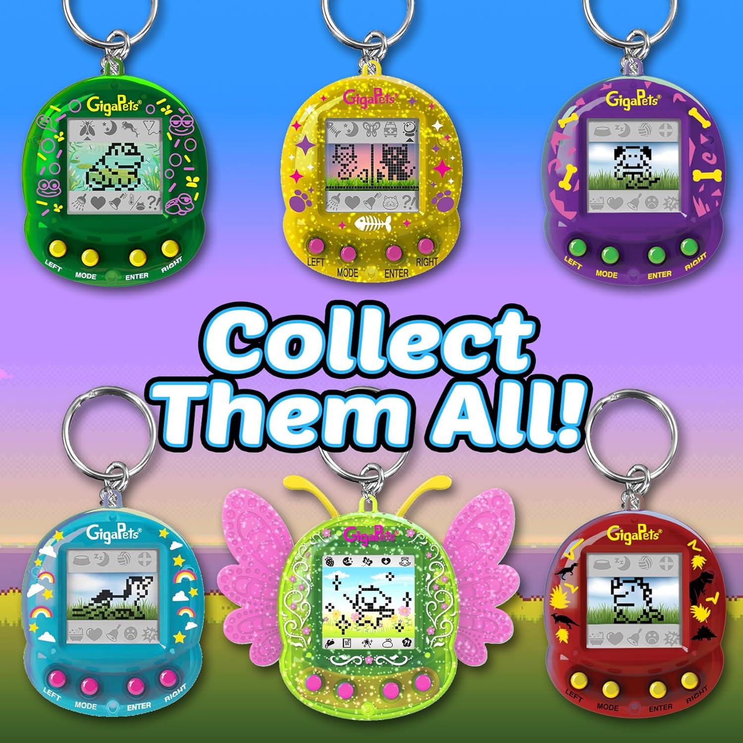Giga Pet Virtual Pet for Kids Ages 5 and Up, 90s Throwback, Floppy Frog | 25th Anniversary Edition Upgraded Collector’s Edition | Kids Learn to Take Care of a Pet · v2