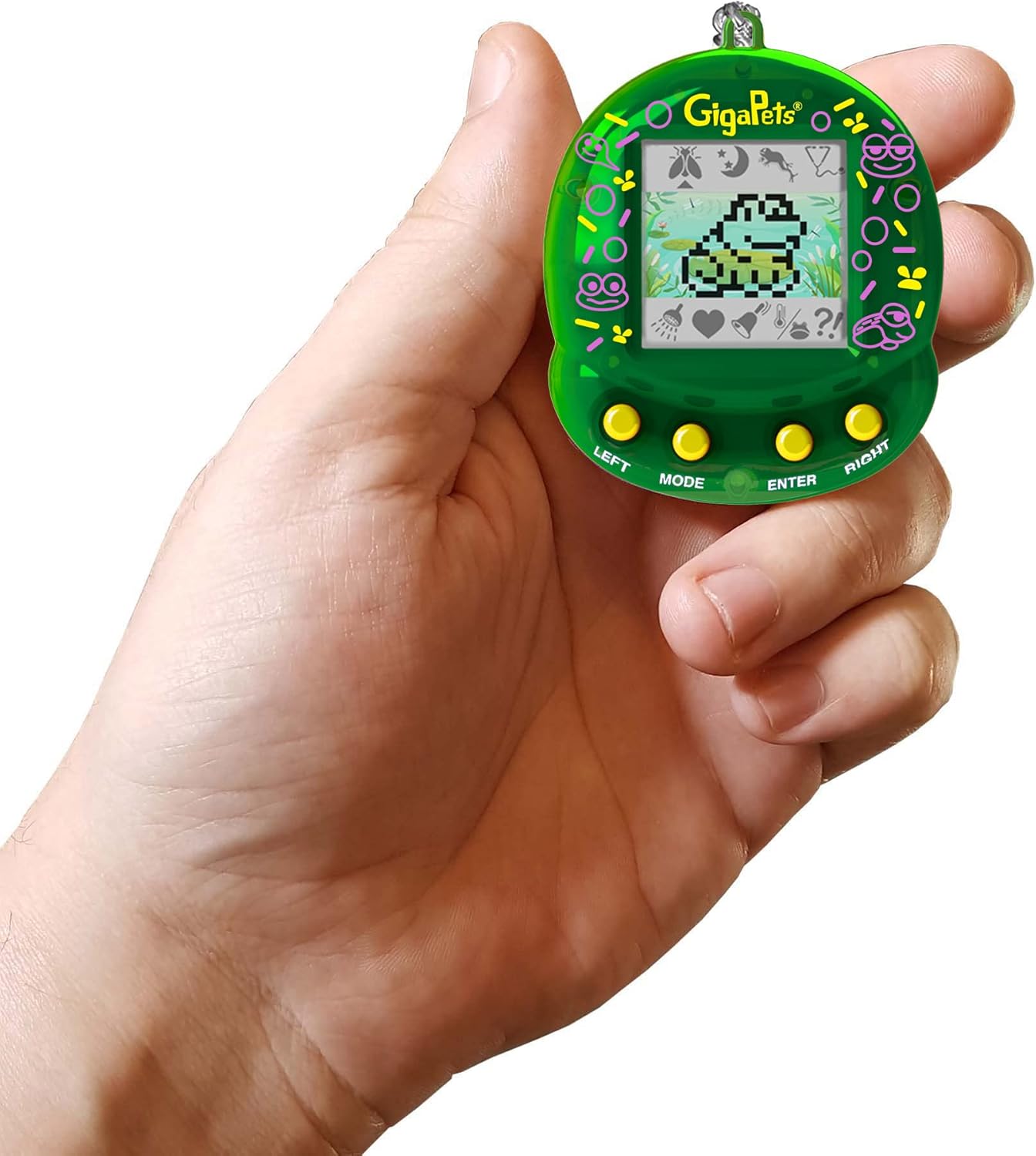 Giga Pet Virtual Pet for Kids Ages 5 and Up, 90s Throwback, Floppy Frog | 25th Anniversary Edition Upgraded Collector’s Edition | Kids Learn to Take Care of a Pet · v2