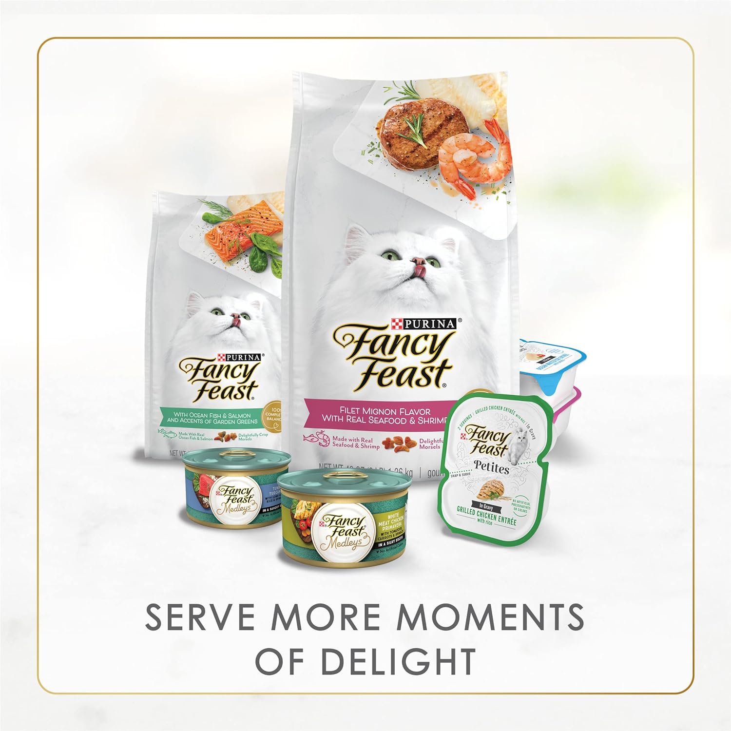 Purina Fancy Feast Grilled Wet Cat Food Poultry and Beef Collection Wet Cat Food Variety Pack - (Pack of 30) 3 oz. Cans · v2